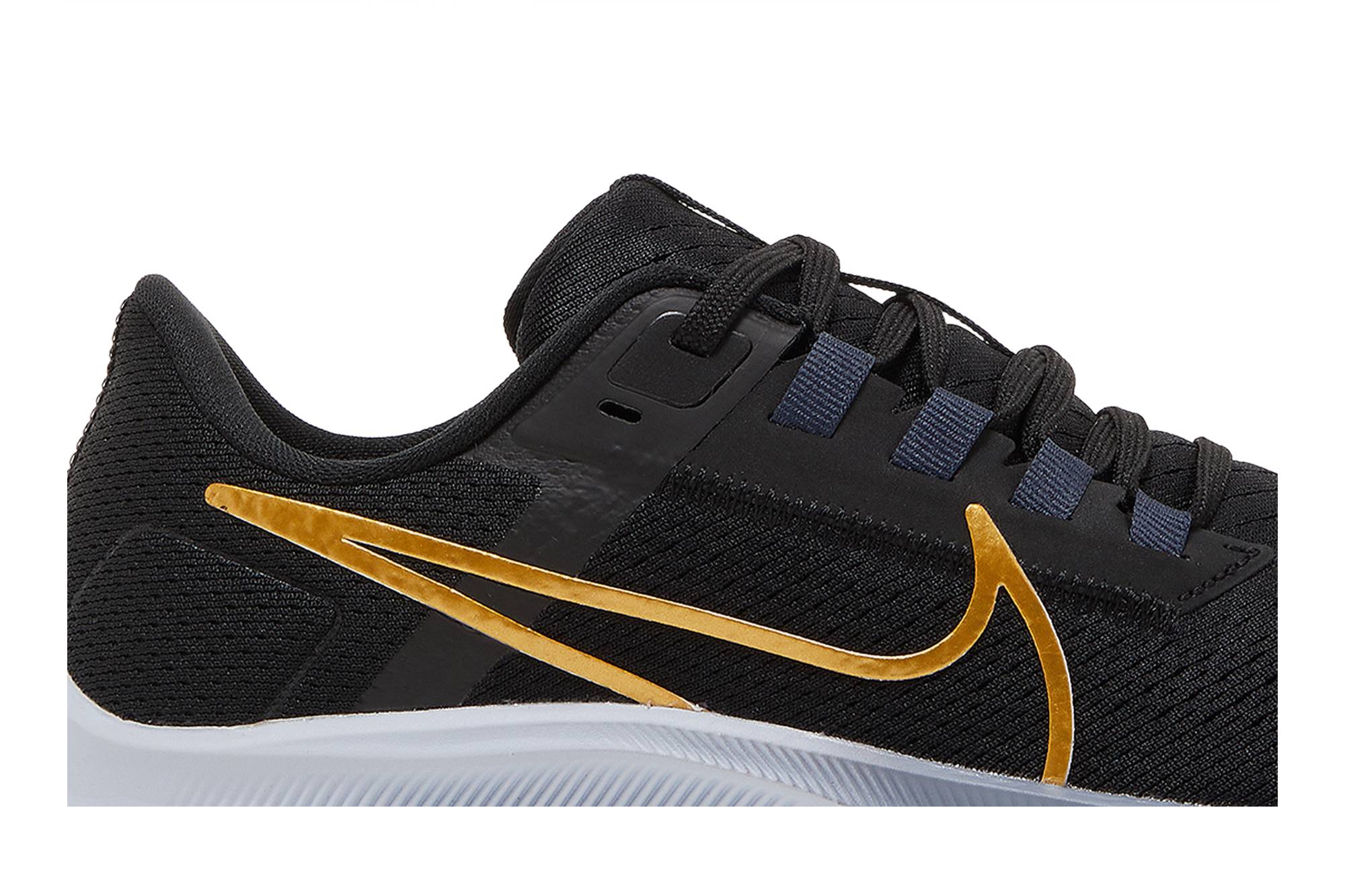 (Women) Nike Air Zoom Pegasus 38 Black Metallic Gold Coin CW7358-004 Nicesnk