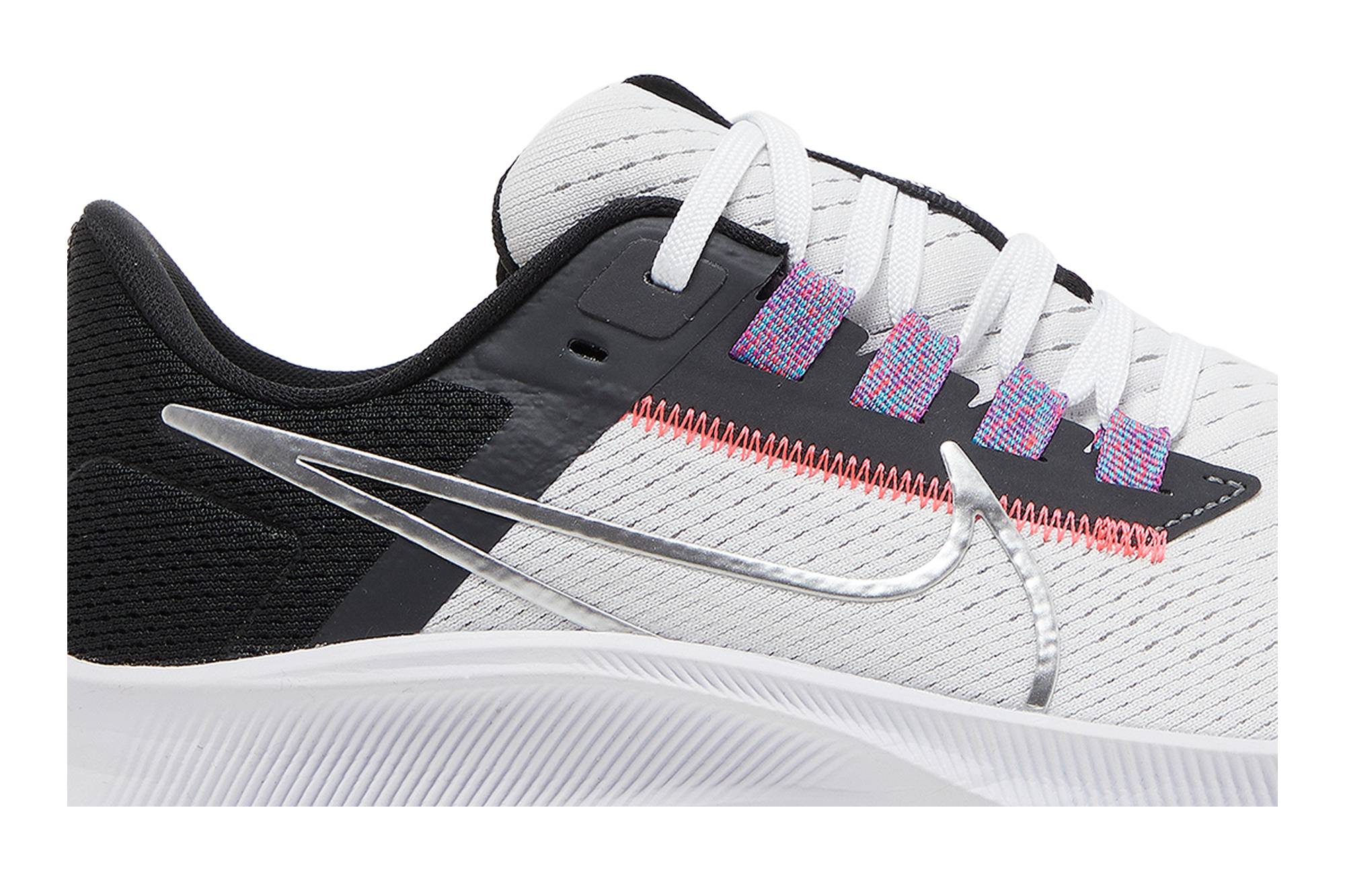 (Women) Nike Air Zoom Pegasus 38 White Metallic Silver CW7358-101 Nicesnk