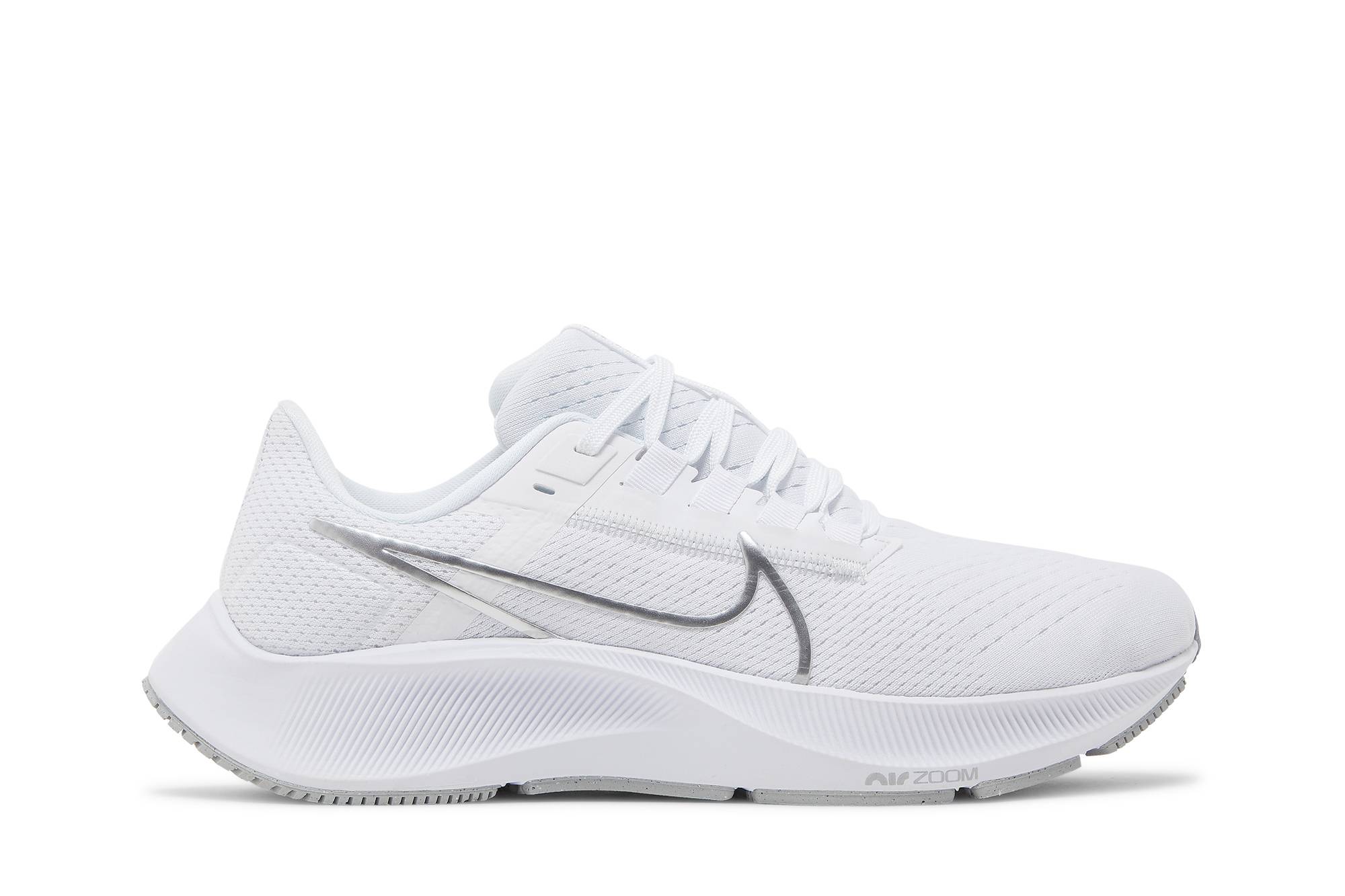 (Women) Nike Air Zoom Pegasus 38 White Pure Platinum CW7358-100 Nicesnk
