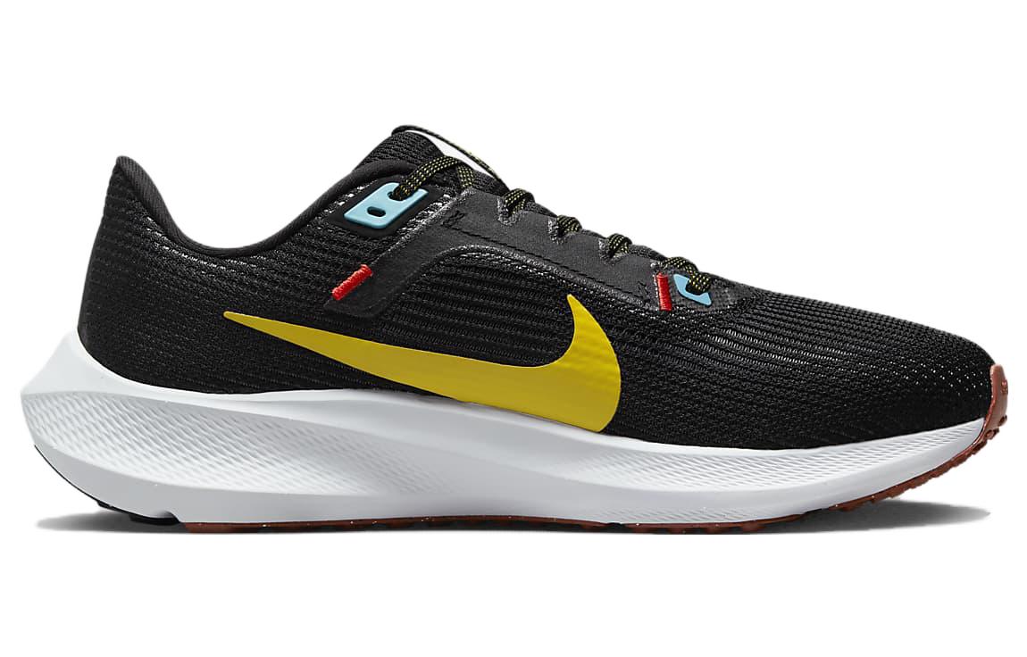 (Women) Nike Air Zoom Pegasus 40 Black Speed Yellow Blue DV3854-002 Nicesnk