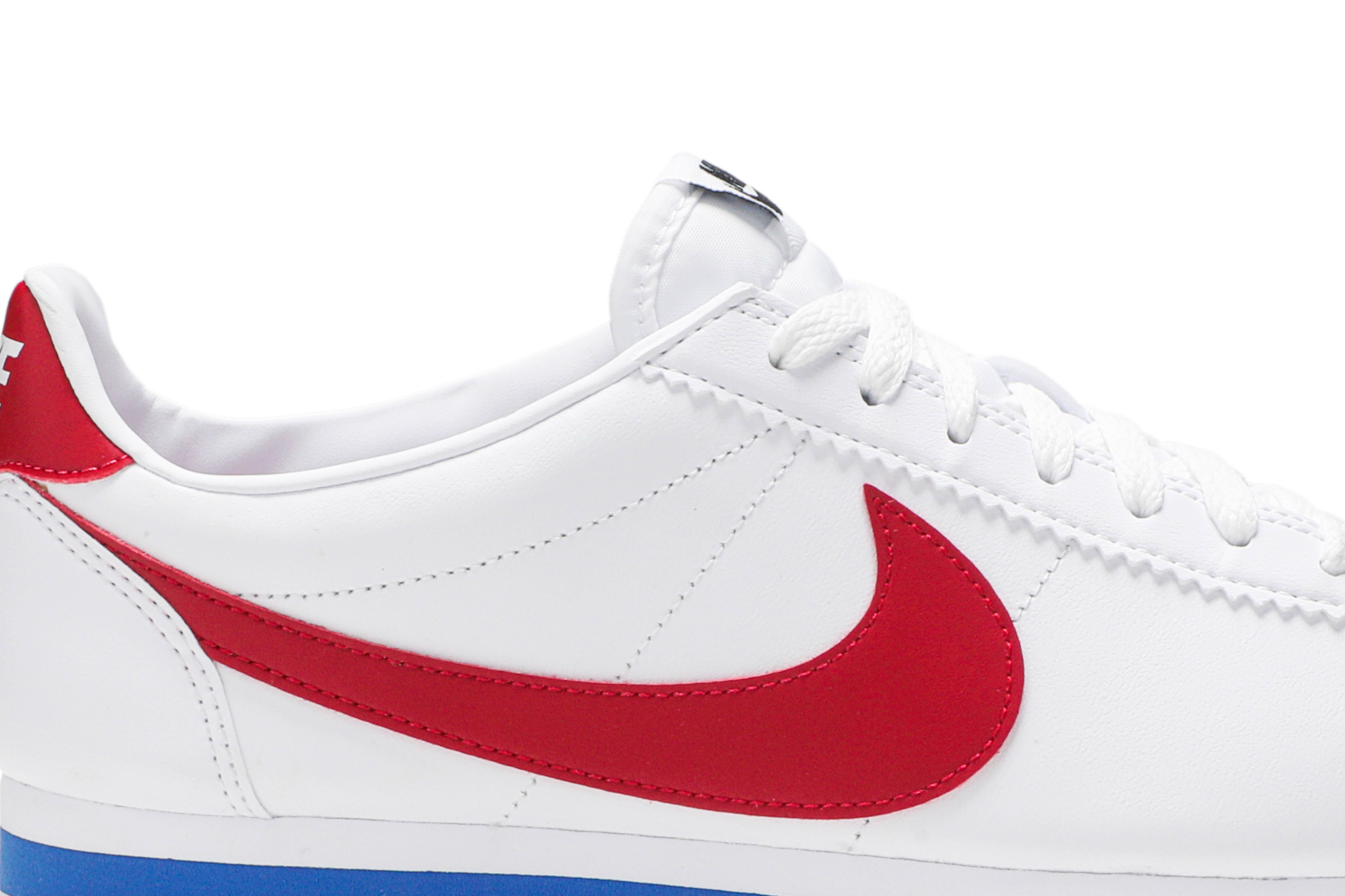 (Women) Nike Classic Cortez Leather ‘White Red’ 807471-103