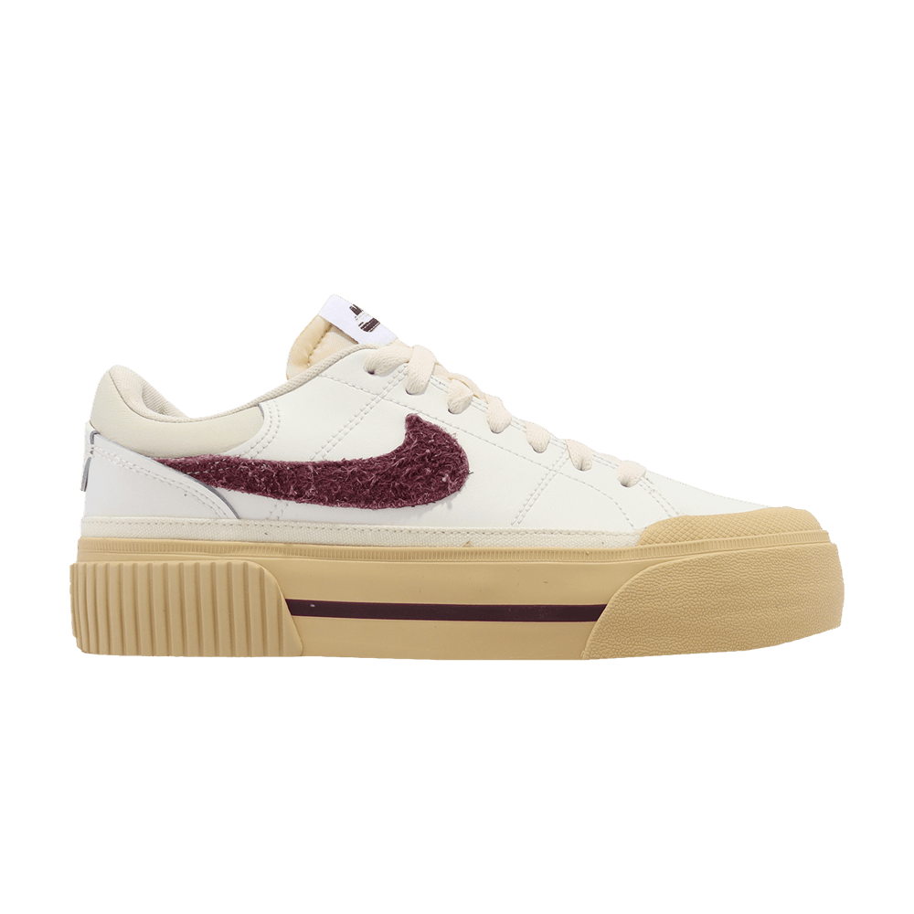 (Women) Nike Court Legacy Lift Sail Dark Beetroot DZ4766-133 Nicesnk