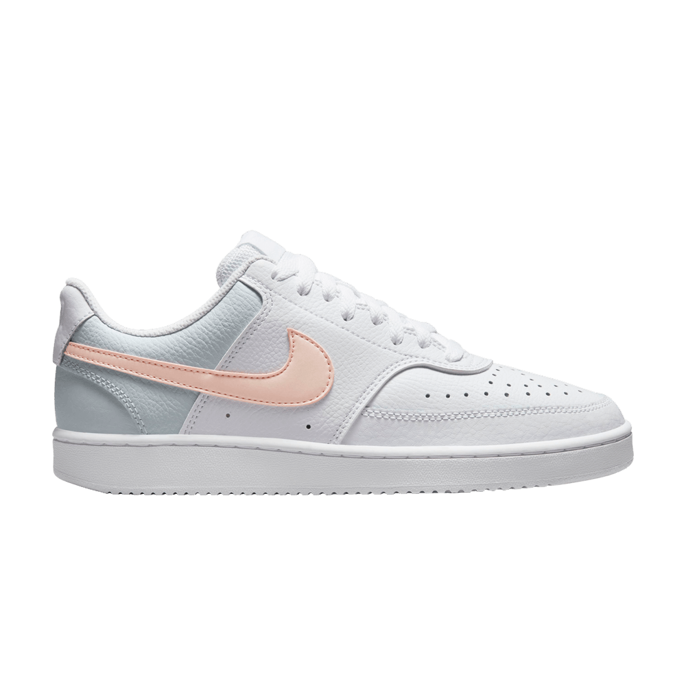 (Women) Nike Court Vision Low White Coral Aura CD5434-103 Nicesnk