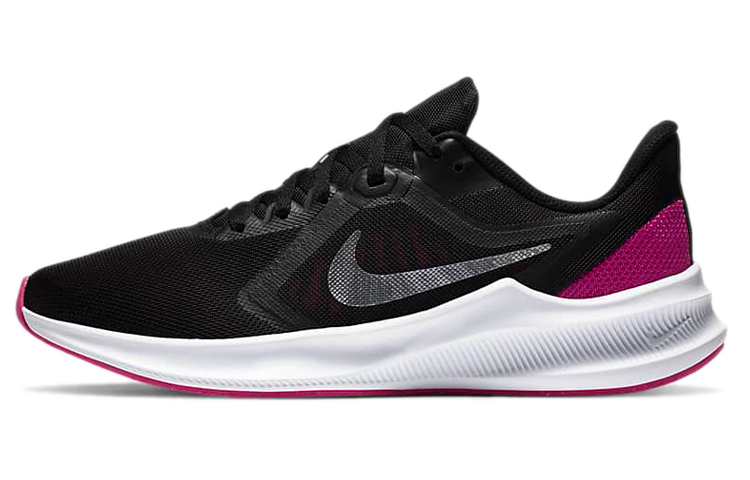 (Women) Nike Downshifter 10 Black/White/Purple CI9984-004 Nicesnk