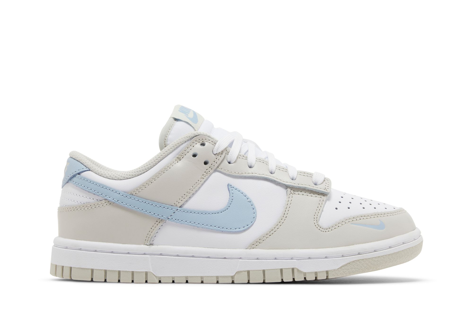 (Women) Nike Dunk Low Light Bone Armory Blue HF0023-100 Nicesnk