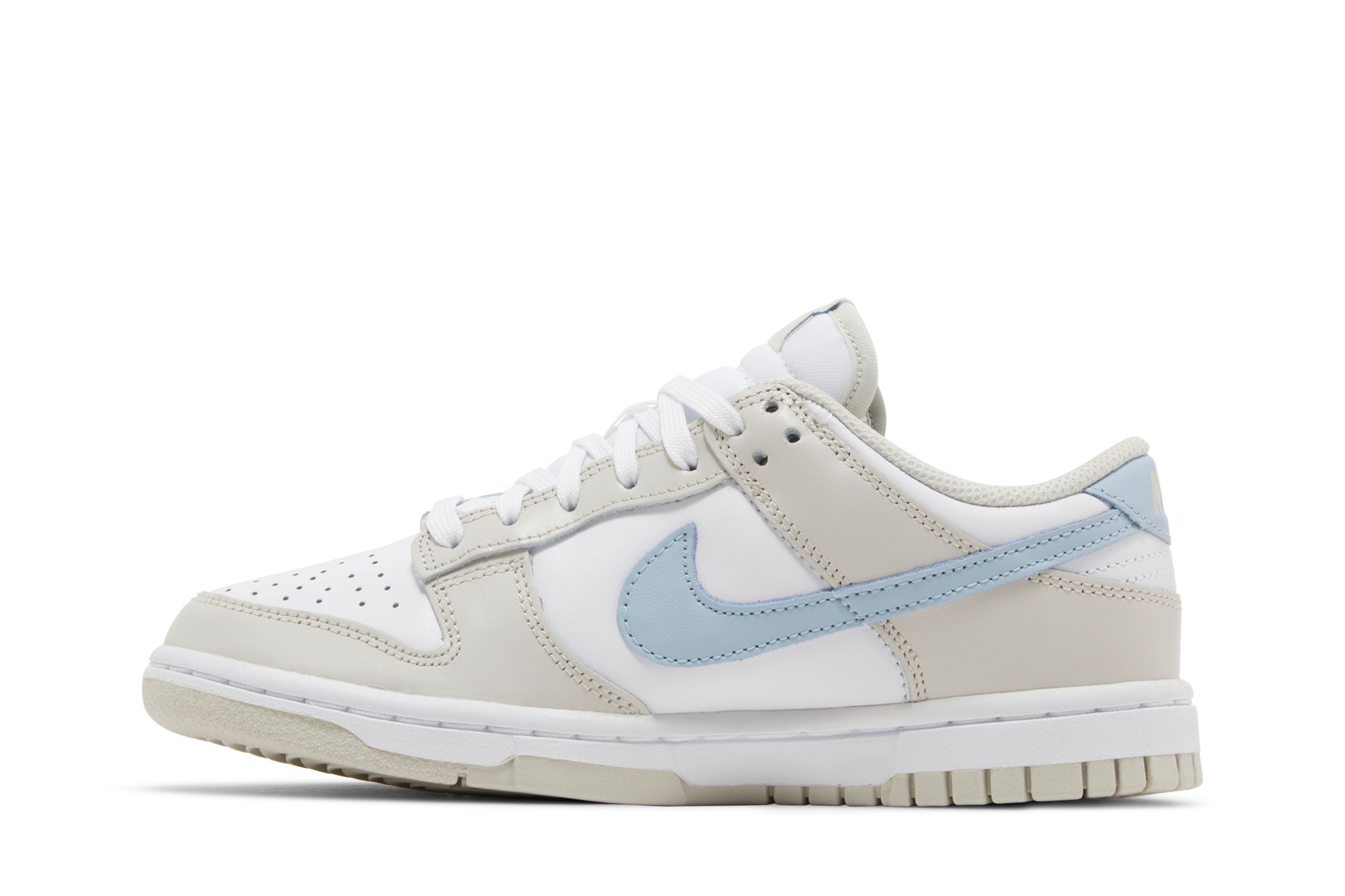 (Women) Nike Dunk Low Light Bone Armory Blue HF0023-100 Nicesnk