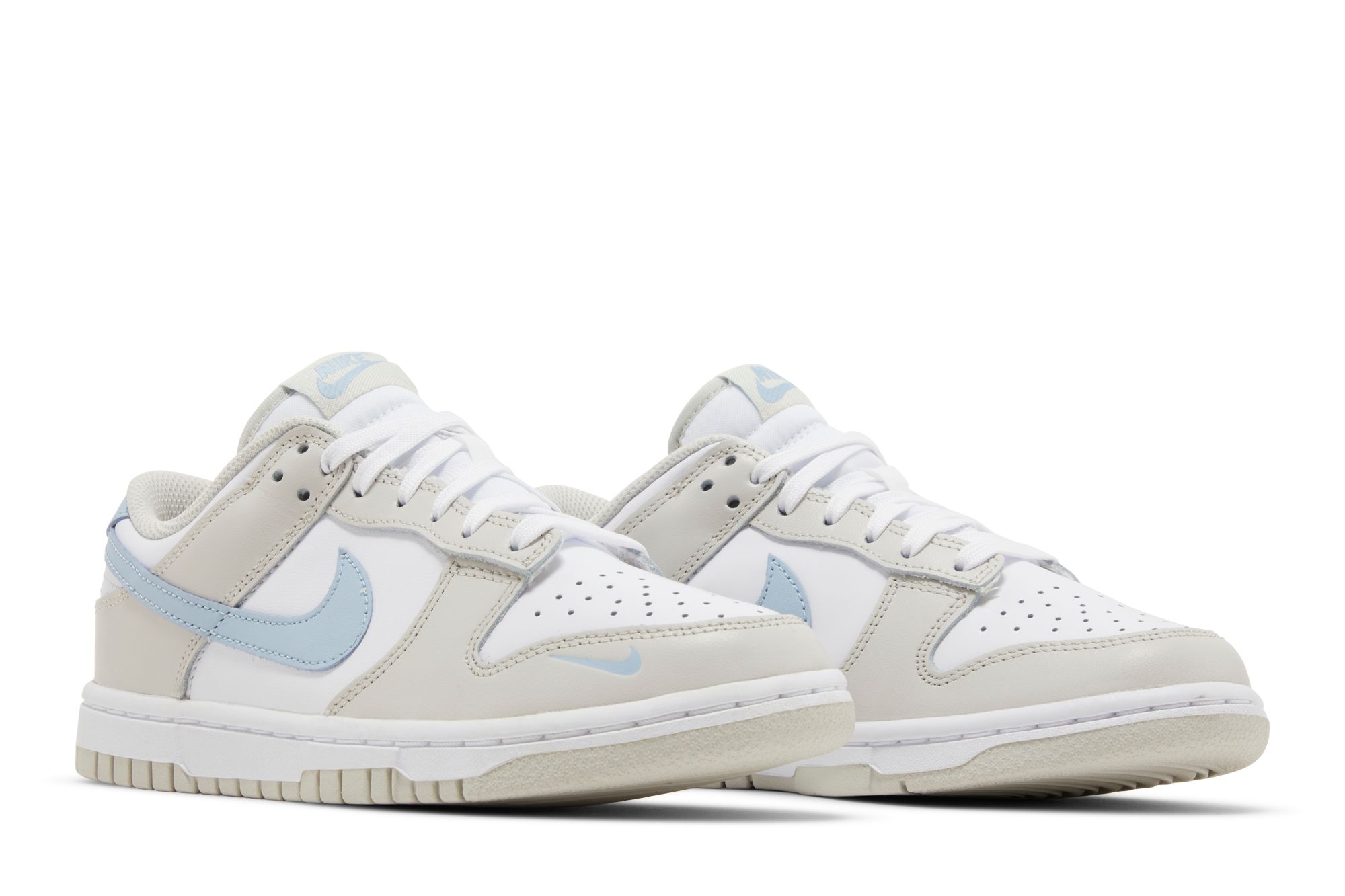 (Women) Nike Dunk Low Light Bone Armory Blue HF0023-100 Nicesnk