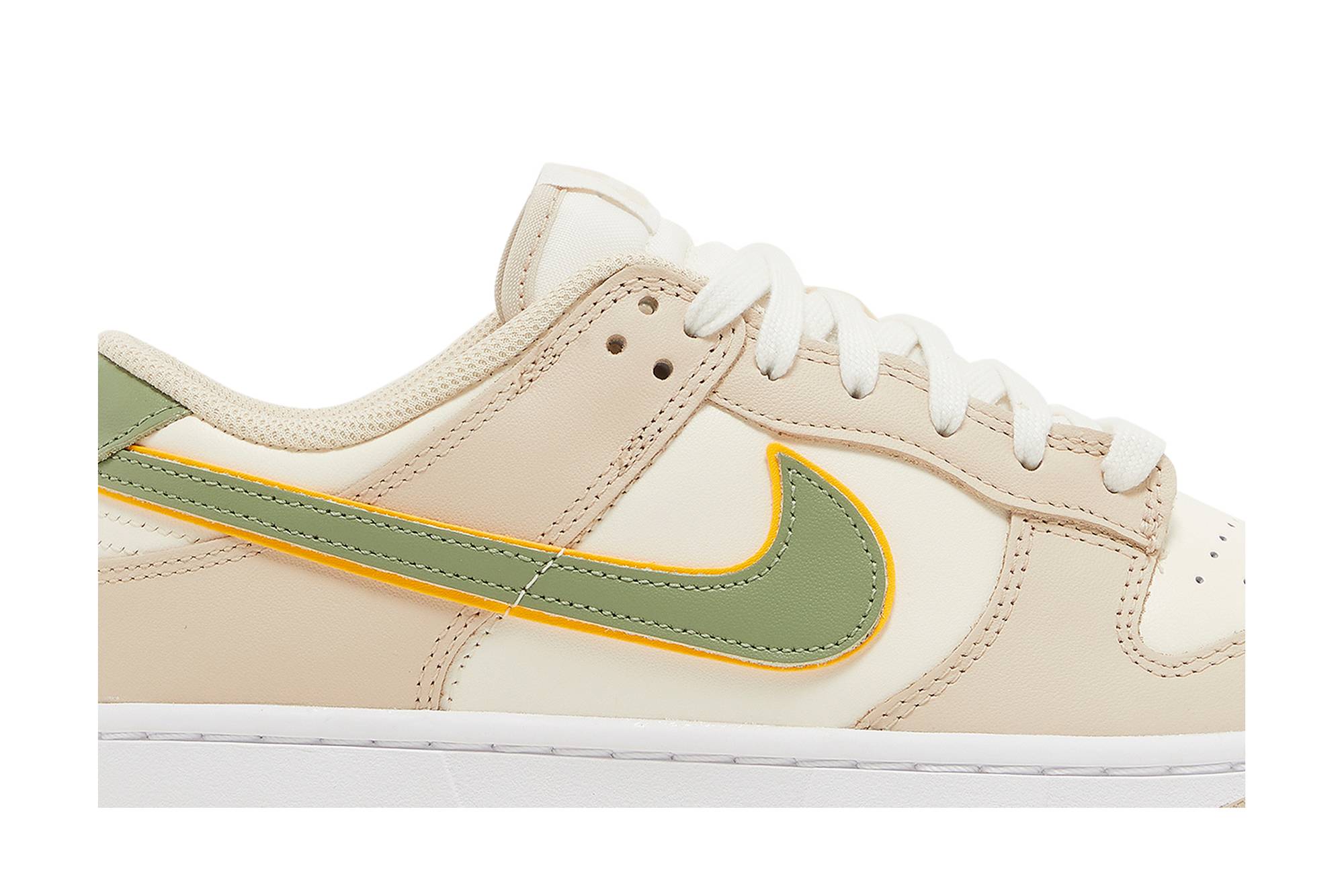 (Women) Nike Dunk Low Pale Ivory Oil Green FQ6869-131 Nicesnk