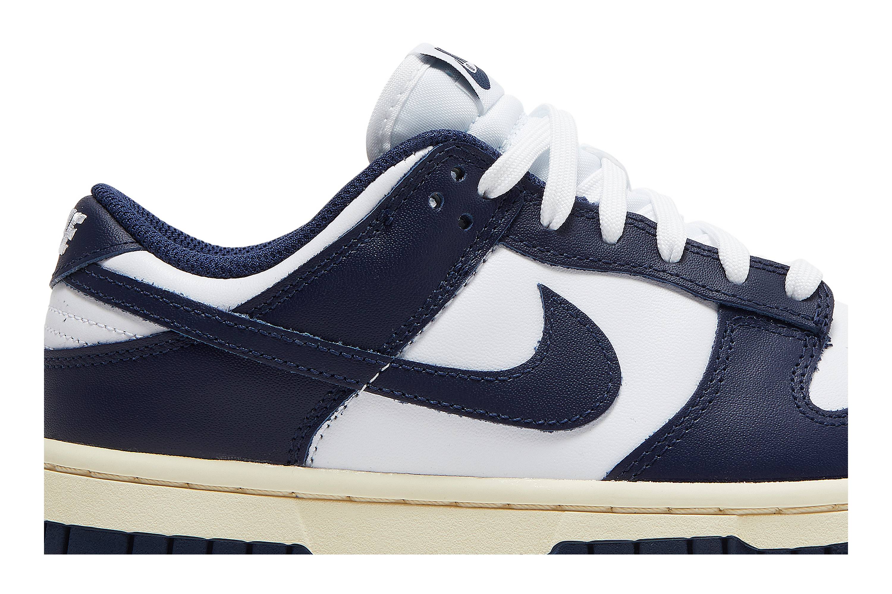 (Women) Nike Dunk Low Vintage Navy DD1503-115 Nicesnk