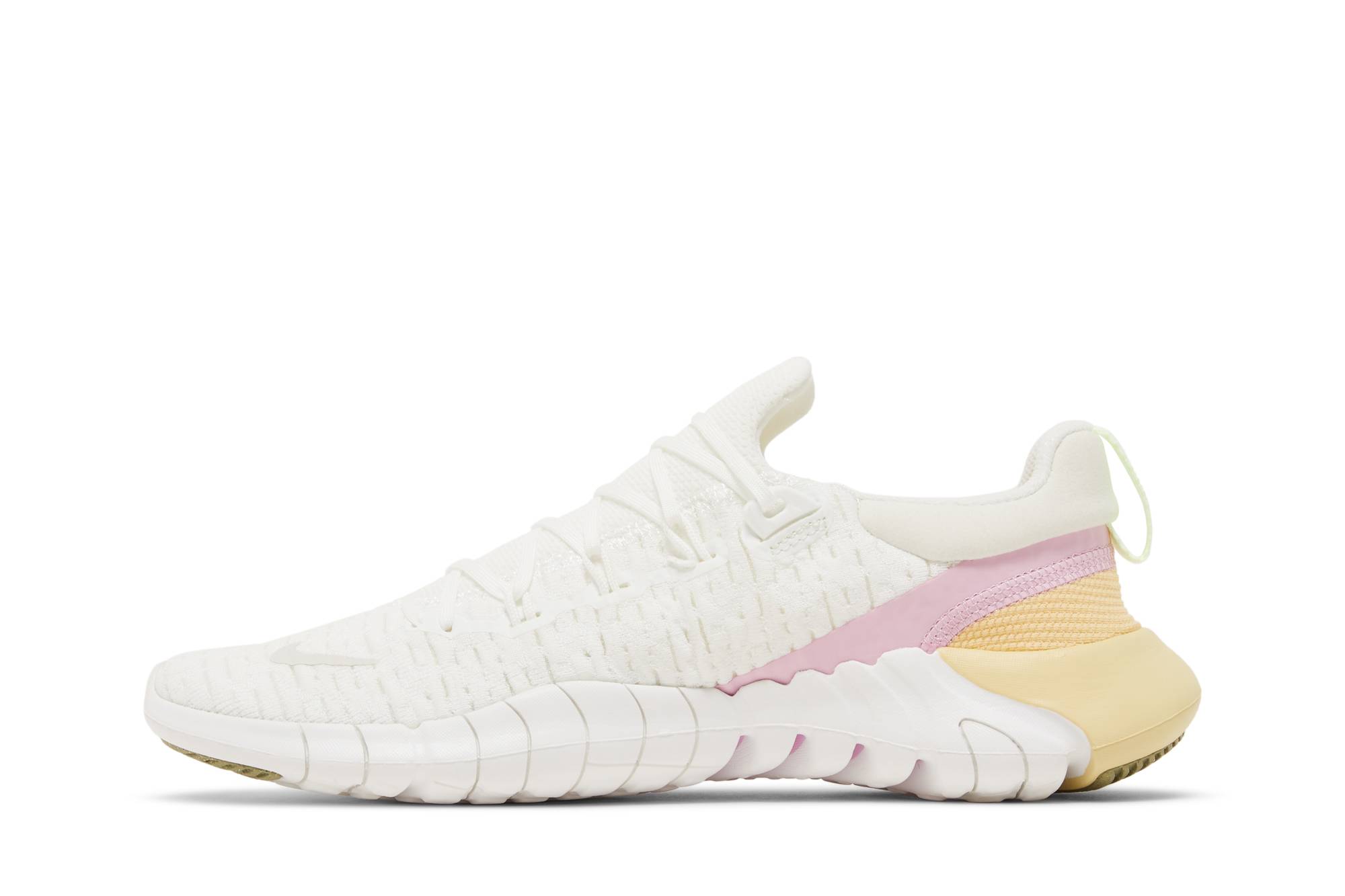 (Women) Nike Free Run 5.0 Summit White Light Arctic Pink CZ1891-100 Nicesnk