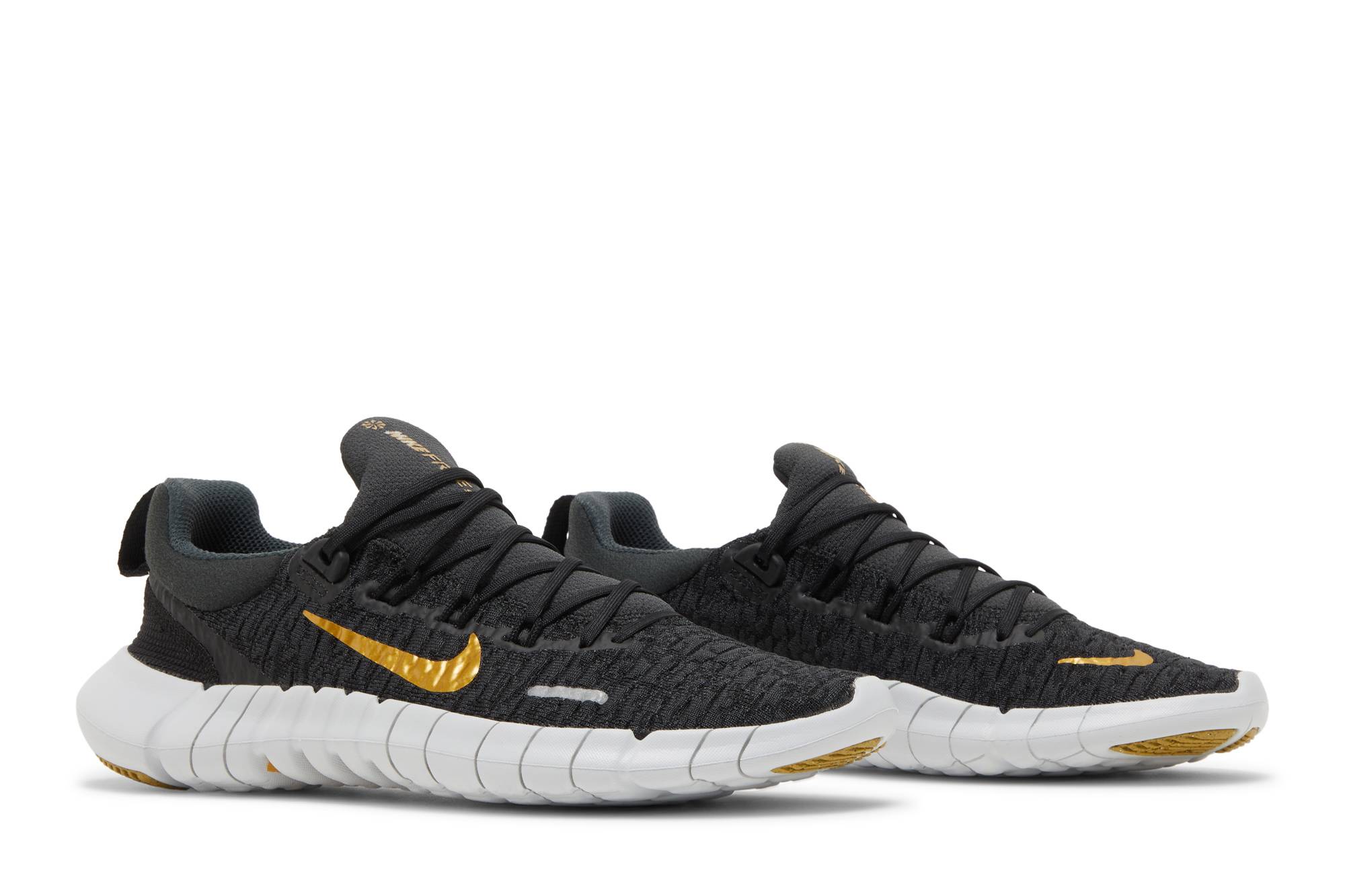 (Women) Nike Free Run 5.0 Next Nature ‘Dark Smoke Grey Metallic Gold Coin’ CZ1891-005