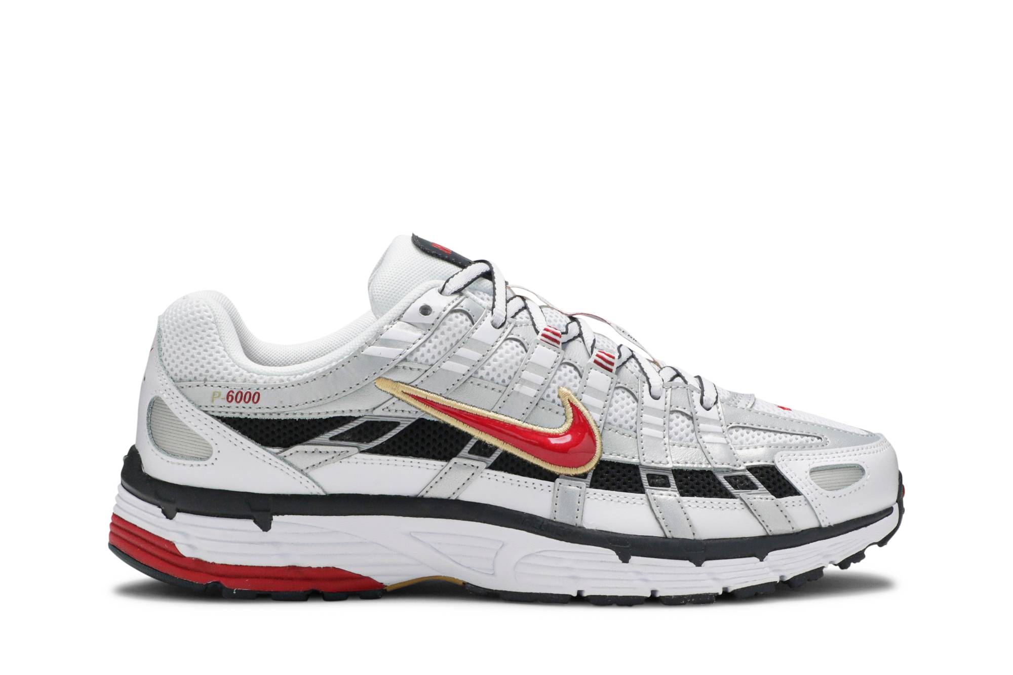 (Women) Nike P-6000 CNPT Metallic Silver Red BV1021-101 Nicesnk