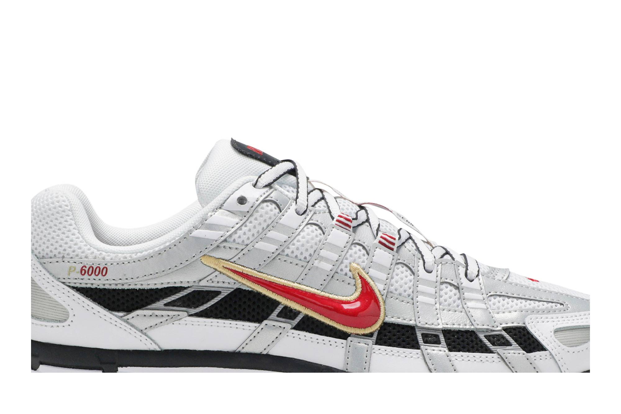 (Women) Nike P-6000 CNPT Metallic Silver Red BV1021-101 Nicesnk