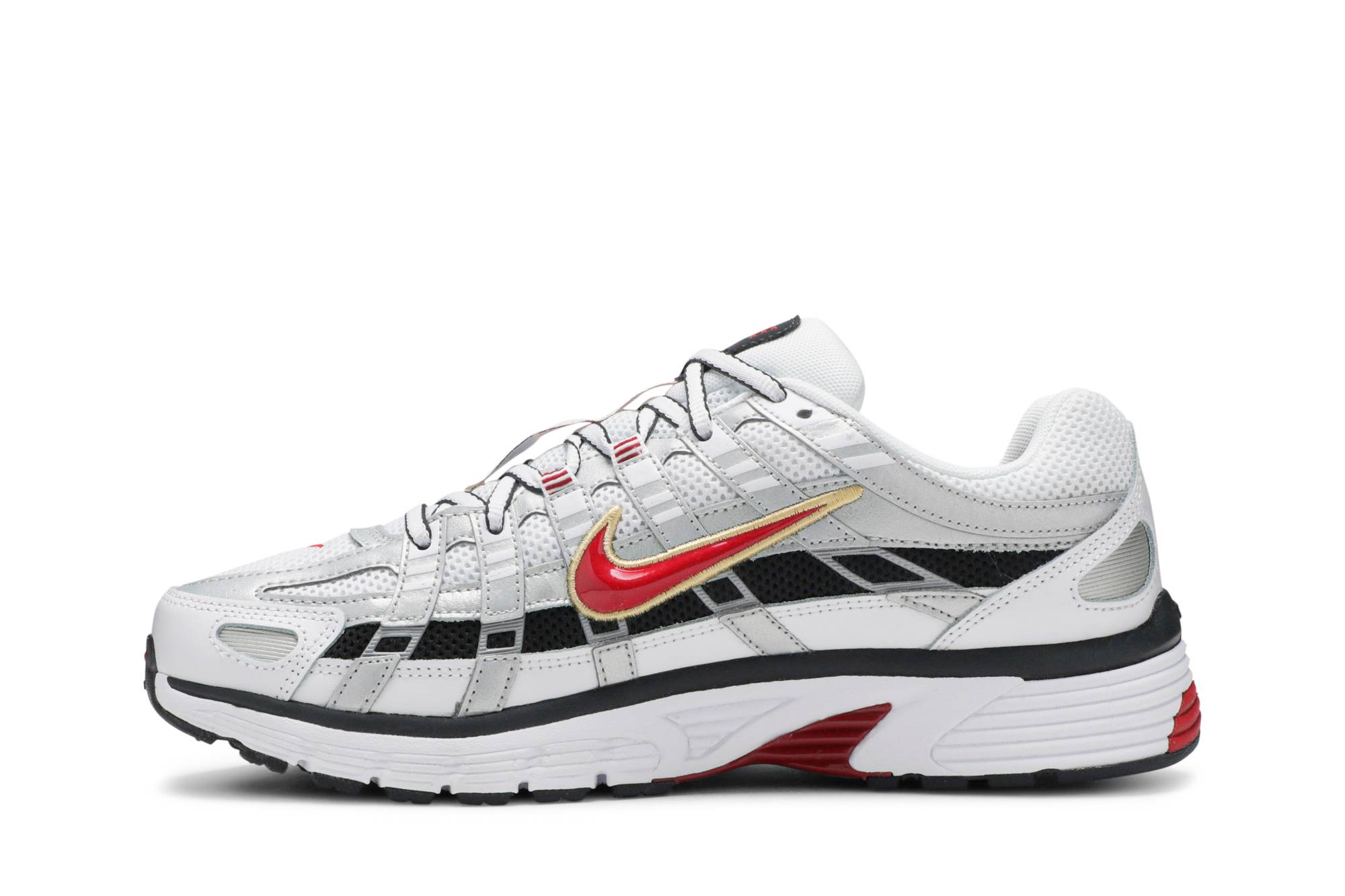 (Women) Nike P-6000 CNPT Metallic Silver Red BV1021-101 Nicesnk