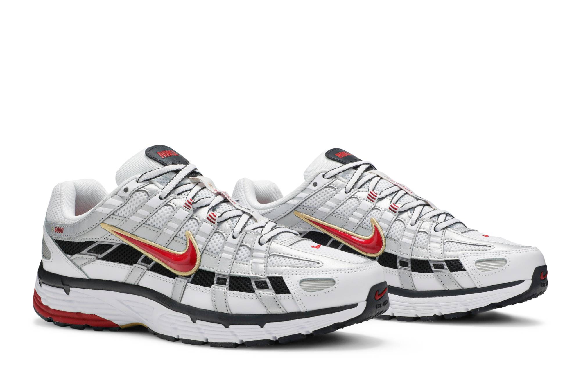 (Women) Nike P-6000 CNPT Metallic Silver Red BV1021-101 Nicesnk