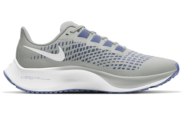 (Women) Nike Air Zoom Pegasus 37 Gray Purple White BQ9647-006 Nicesnk