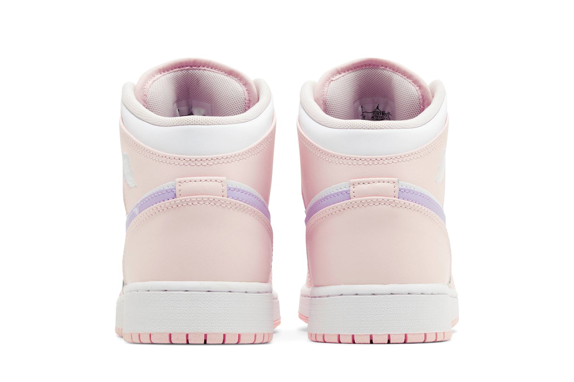 (Youth) Air Jordan 1 Mid Pink Wash FD8780-601 Nicesnk