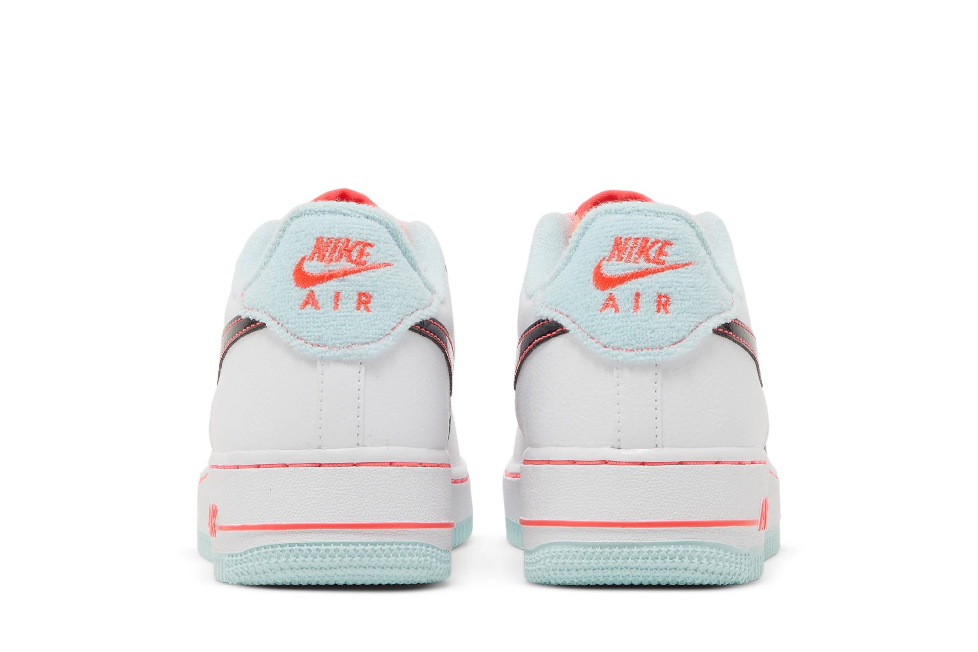 (Youth) Nike Air Force 1 07 LV8 GS White Atomic Pink DD7709-100 Nicesnk