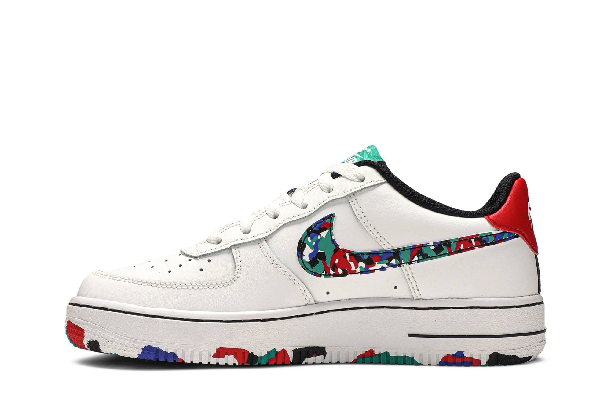 (Youth) Nike Air Force 1 Low ‘Crayon White Multi’ CU4632-100