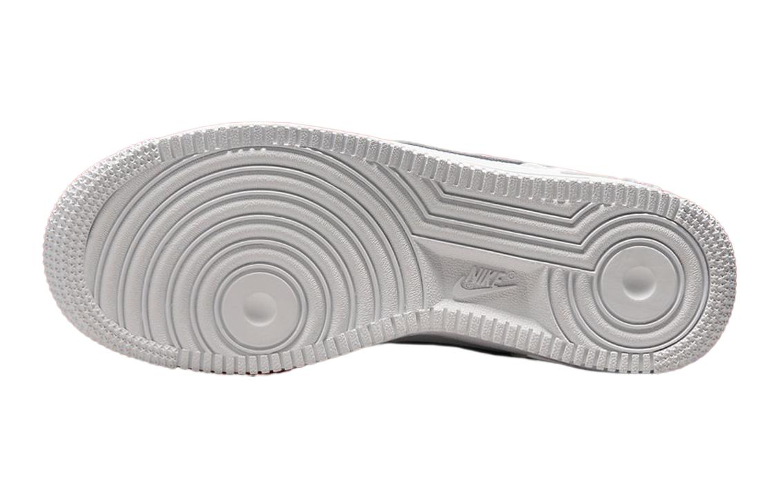 (Youth) Nike Air Force 1 Low White Grey Red FD9772-100 Nicesnk