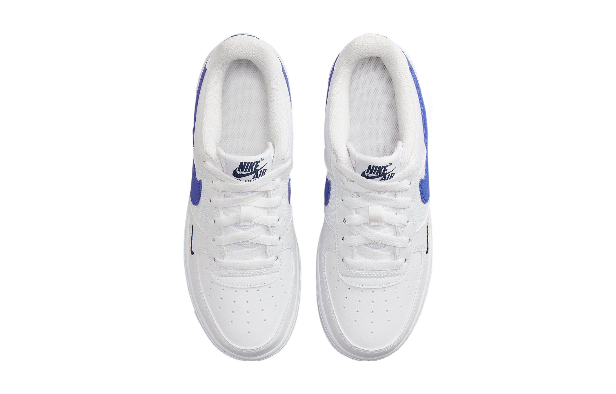 (Youth) Nike Air Force 1 Low White Royal Blue FN3875-100 Nicesnk