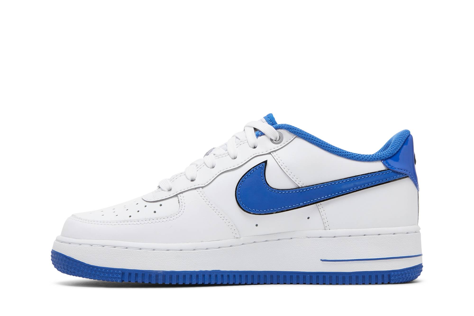(Youth) Nike Air Force 1 LV8 ‘White Game Royal’ DO3809-100