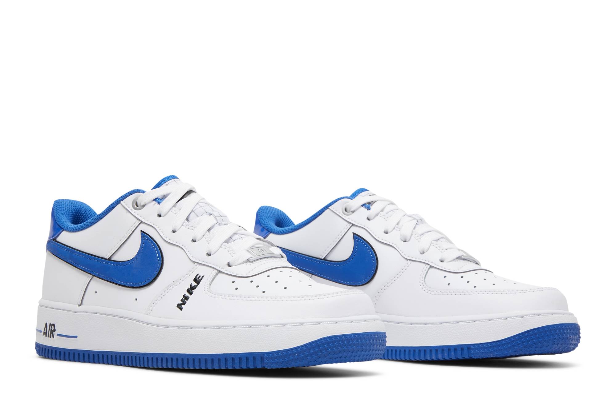 (Youth) Nike Air Force 1 LV8 ‘White Game Royal’ DO3809-100