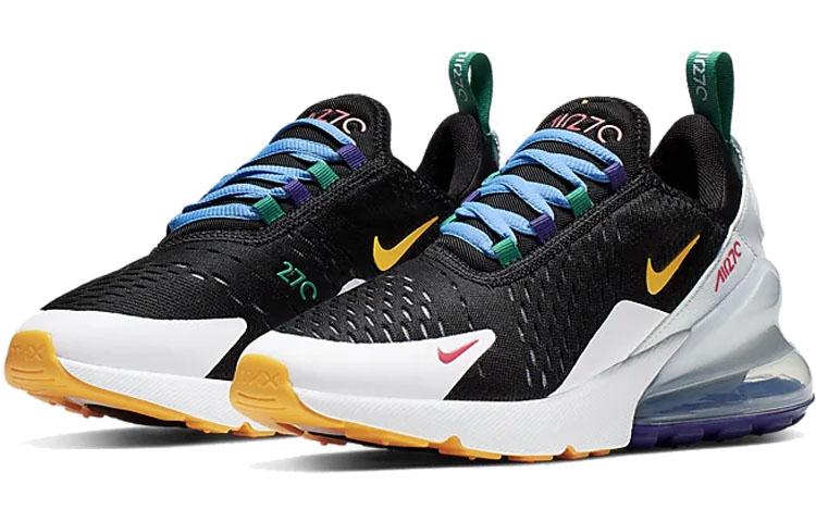 (Youth) Nike Air Max 270 Black White CN7078-071 Nicesnk