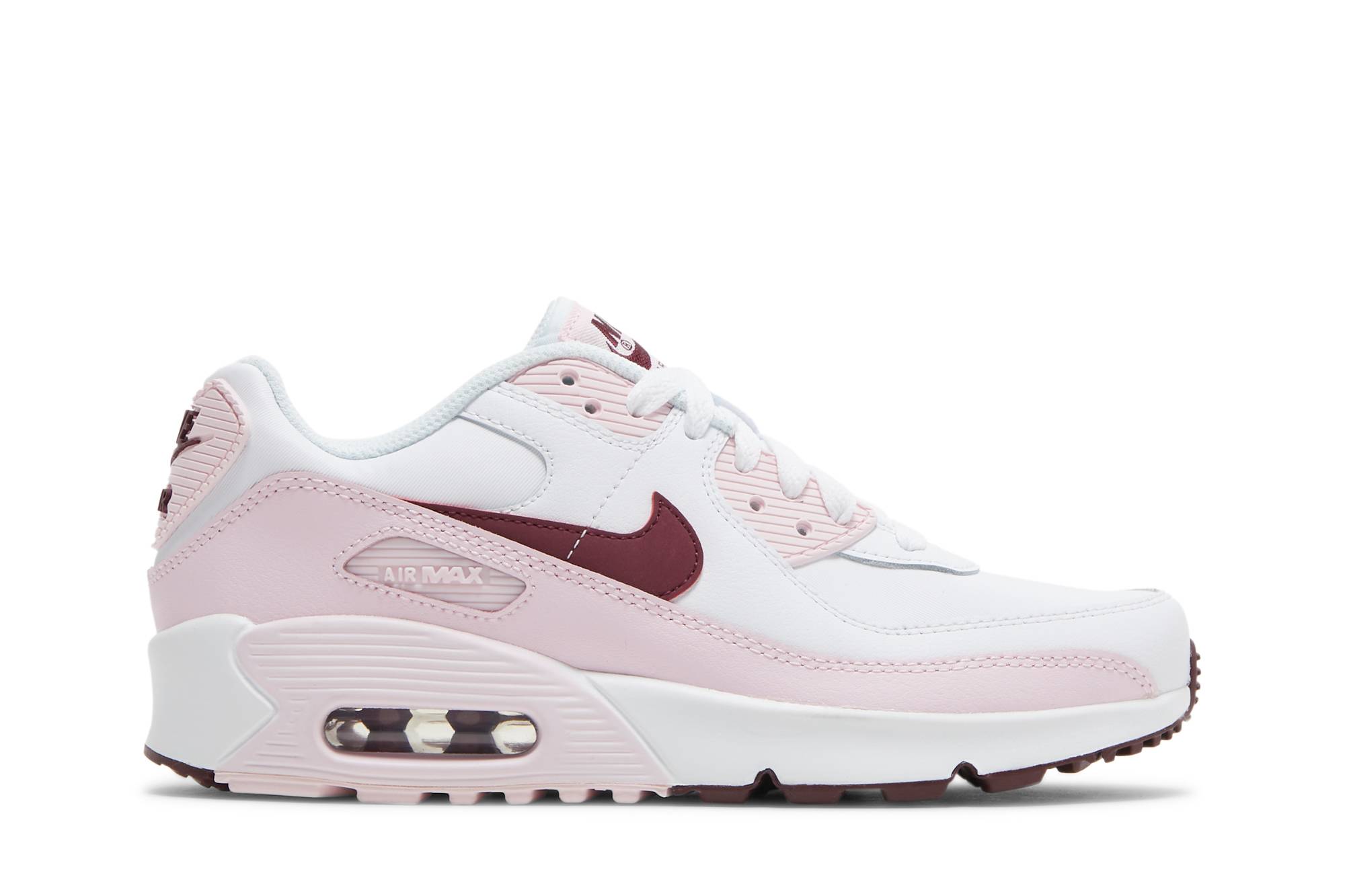 (Youth) Nike Air Max 90 Leather Pink Foam CD6864-114 Nicesnk