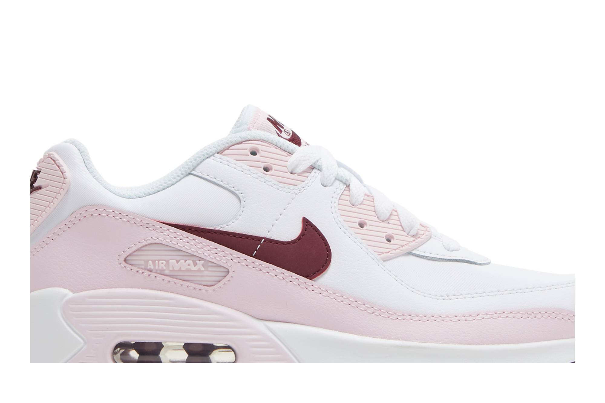 (Youth) Nike Air Max 90 Leather Pink Foam CD6864-114 Nicesnk