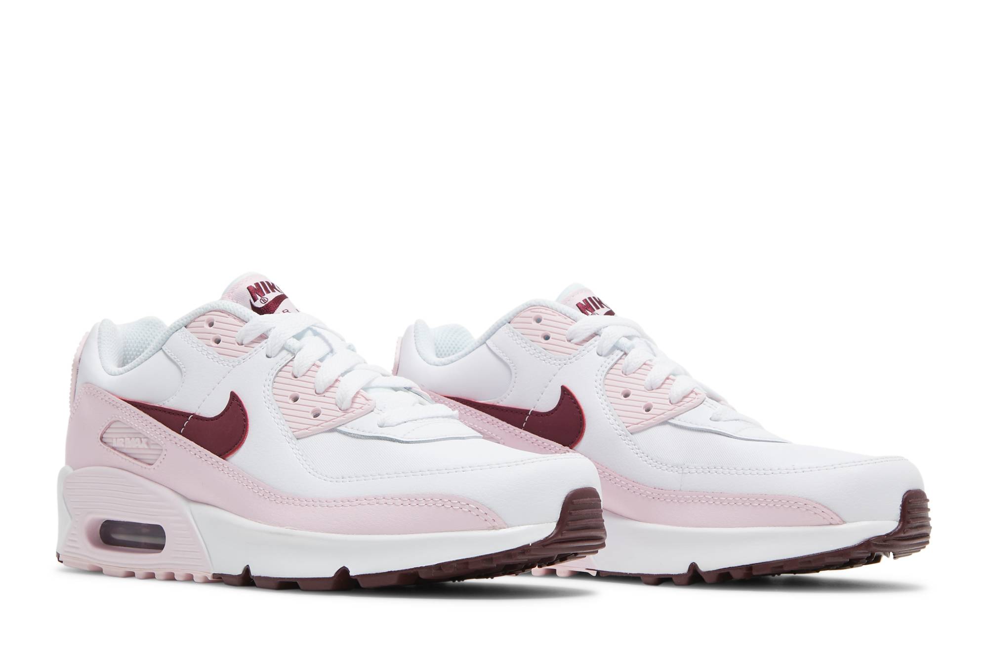(Youth) Nike Air Max 90 Leather Pink Foam CD6864-114 Nicesnk