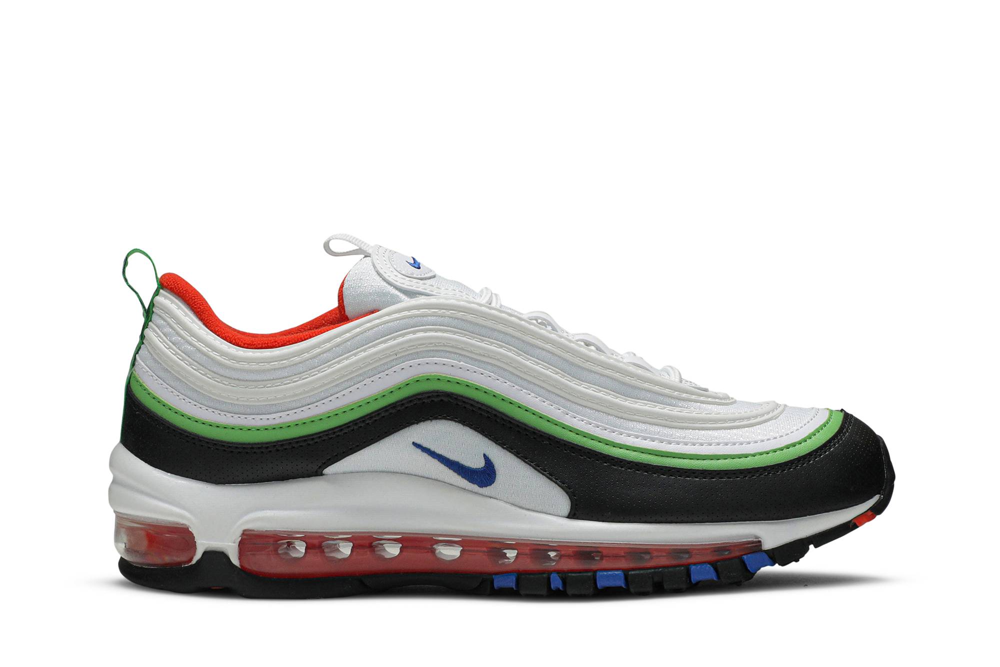 (Youth) Nike Air Max 97 White Royal Green Nebula 921522-105 Nicesnk