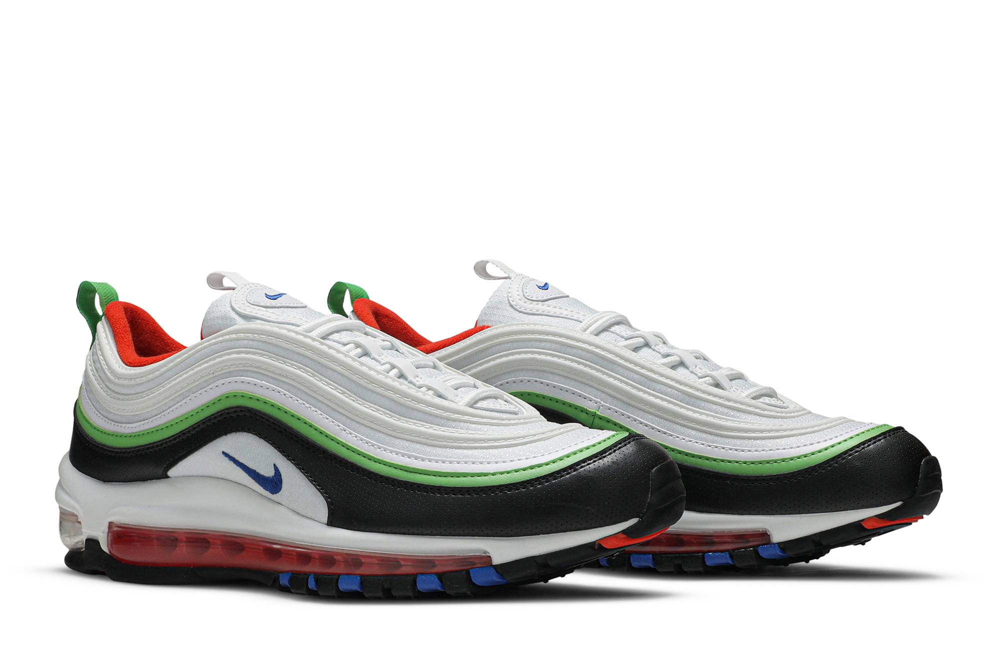 (Youth) Nike Air Max 97 White Royal Green Nebula 921522-105 Nicesnk