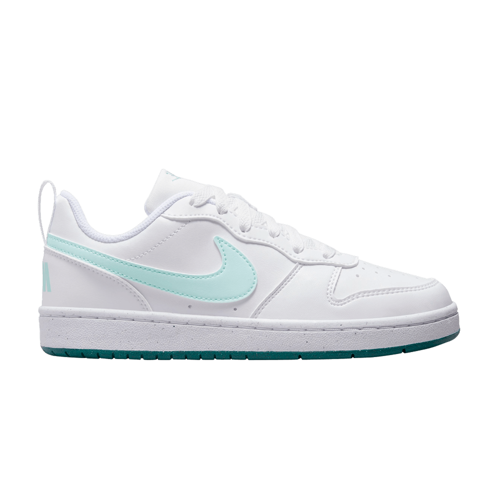 (Youth) Nike Court Borough Low Recraft White Jade Ice Teal DV5456-102 Nicesnk