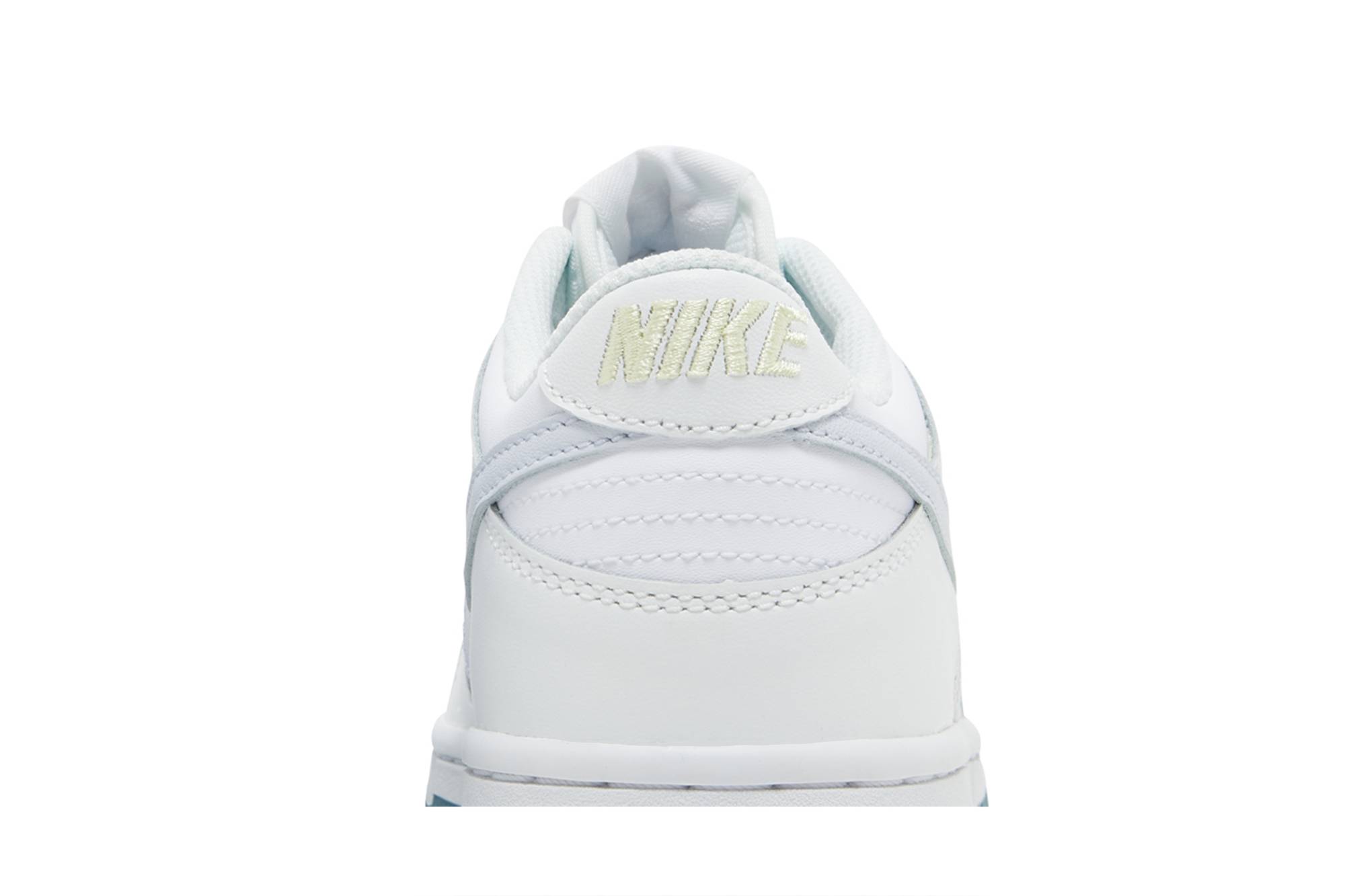 (Youth) Nike Dunk Low White Grey Teal FD9911-101 Nicesnk