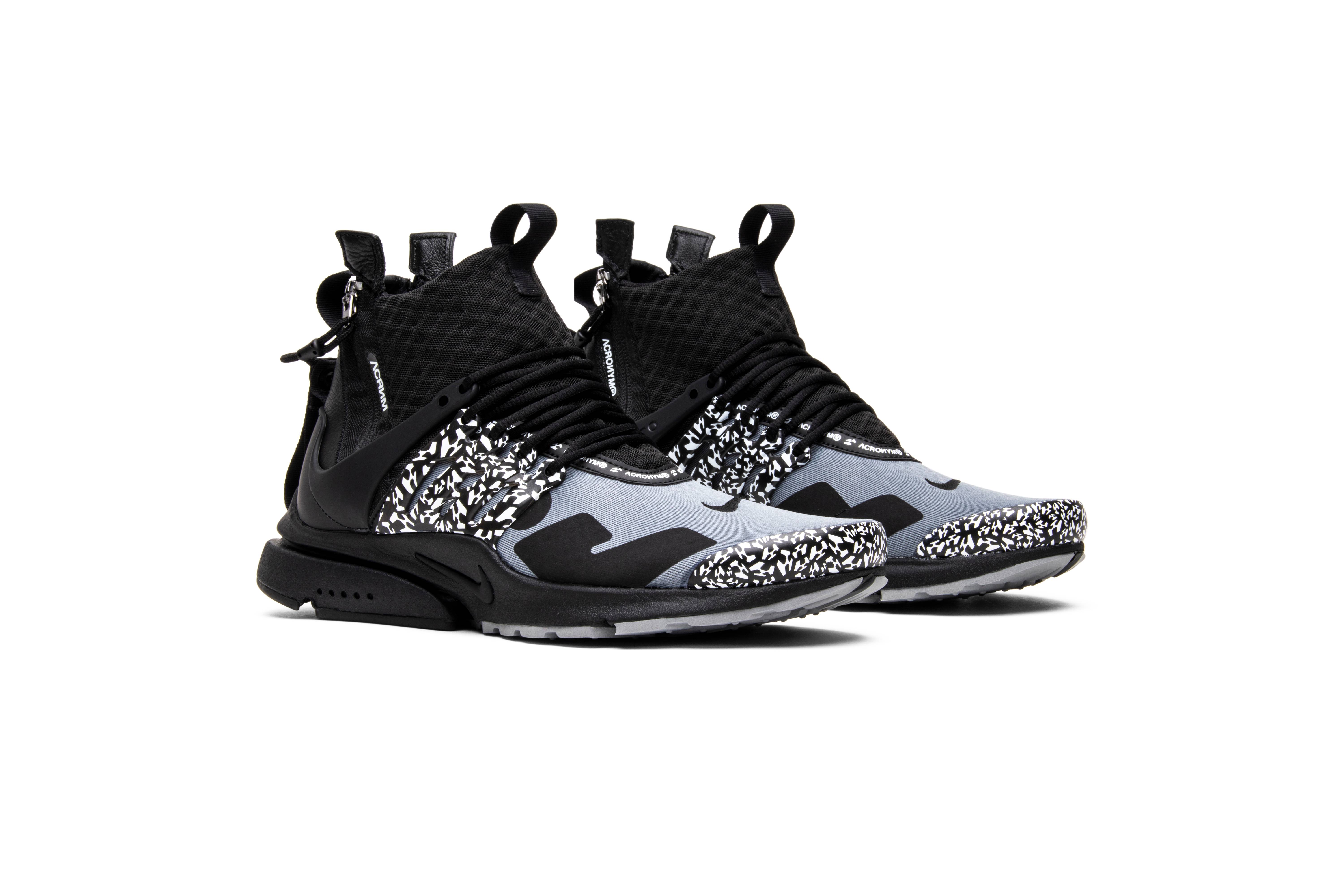 Acronym x Nike Air Presto Mid Cool Grey AH7832-001 Nicesnk
