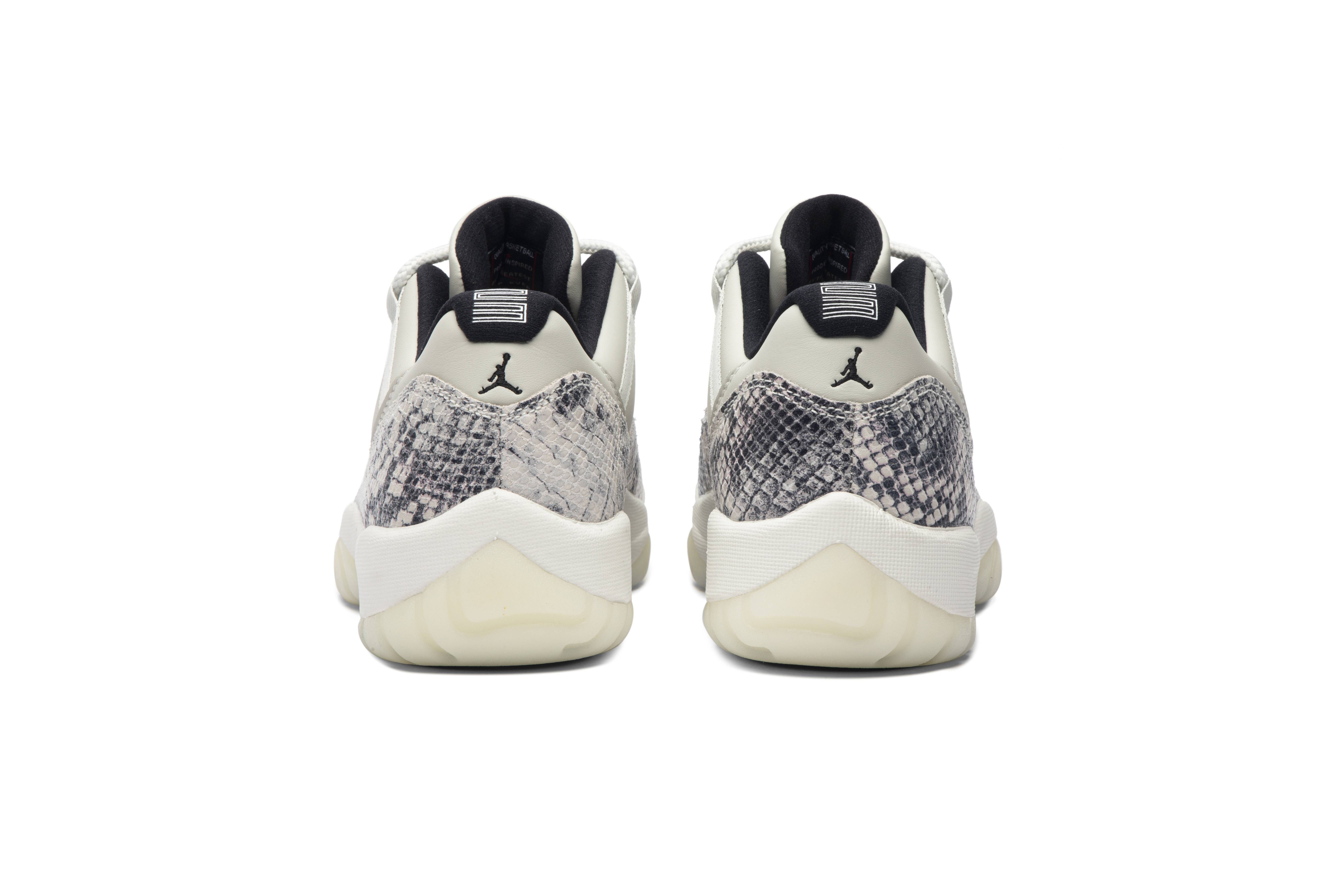 Air Jordan 11 Retro Low Light Bone Snakeskin CD6846-002 Nicesnk