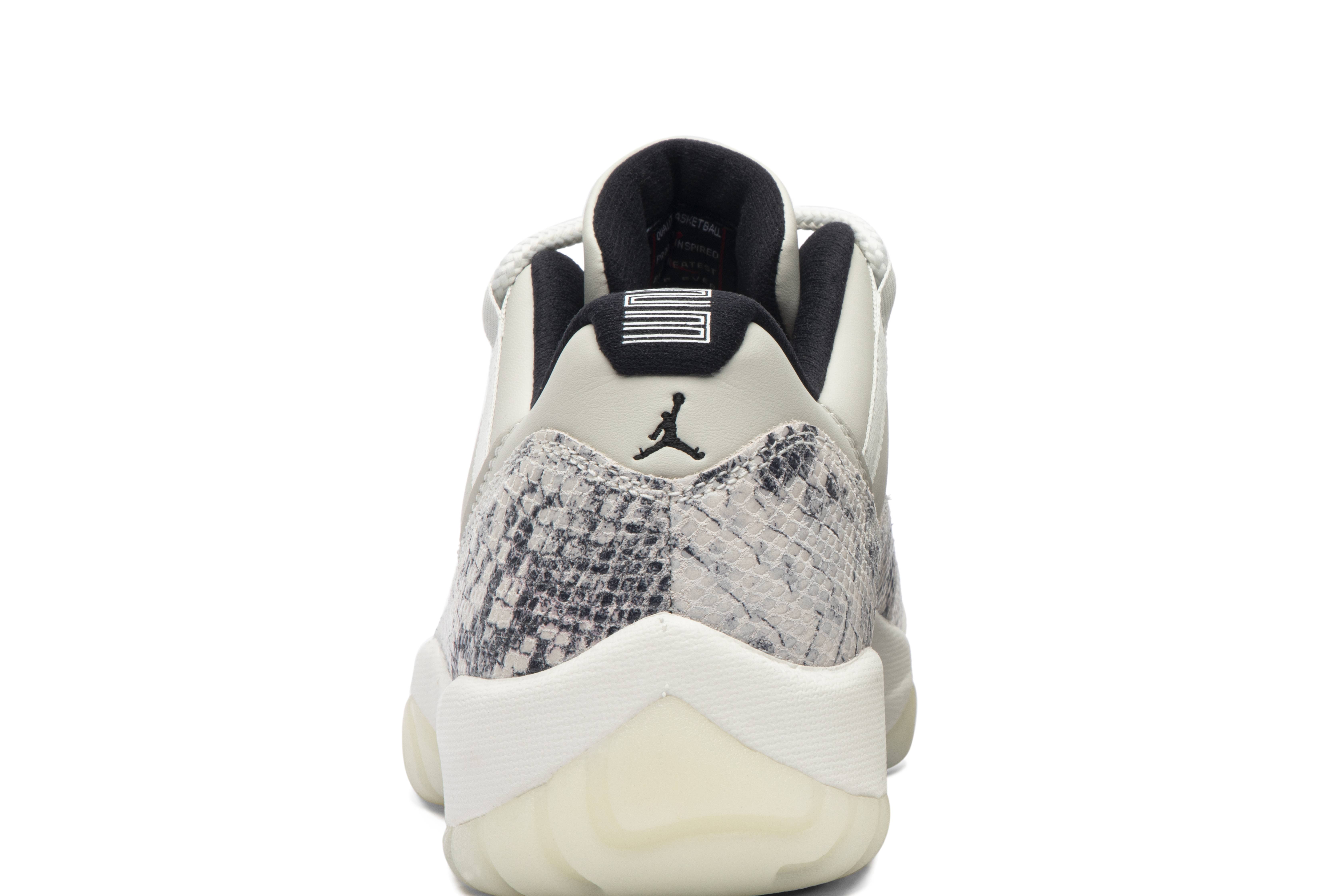 Air Jordan 11 Retro Low Light Bone Snakeskin CD6846-002 Nicesnk