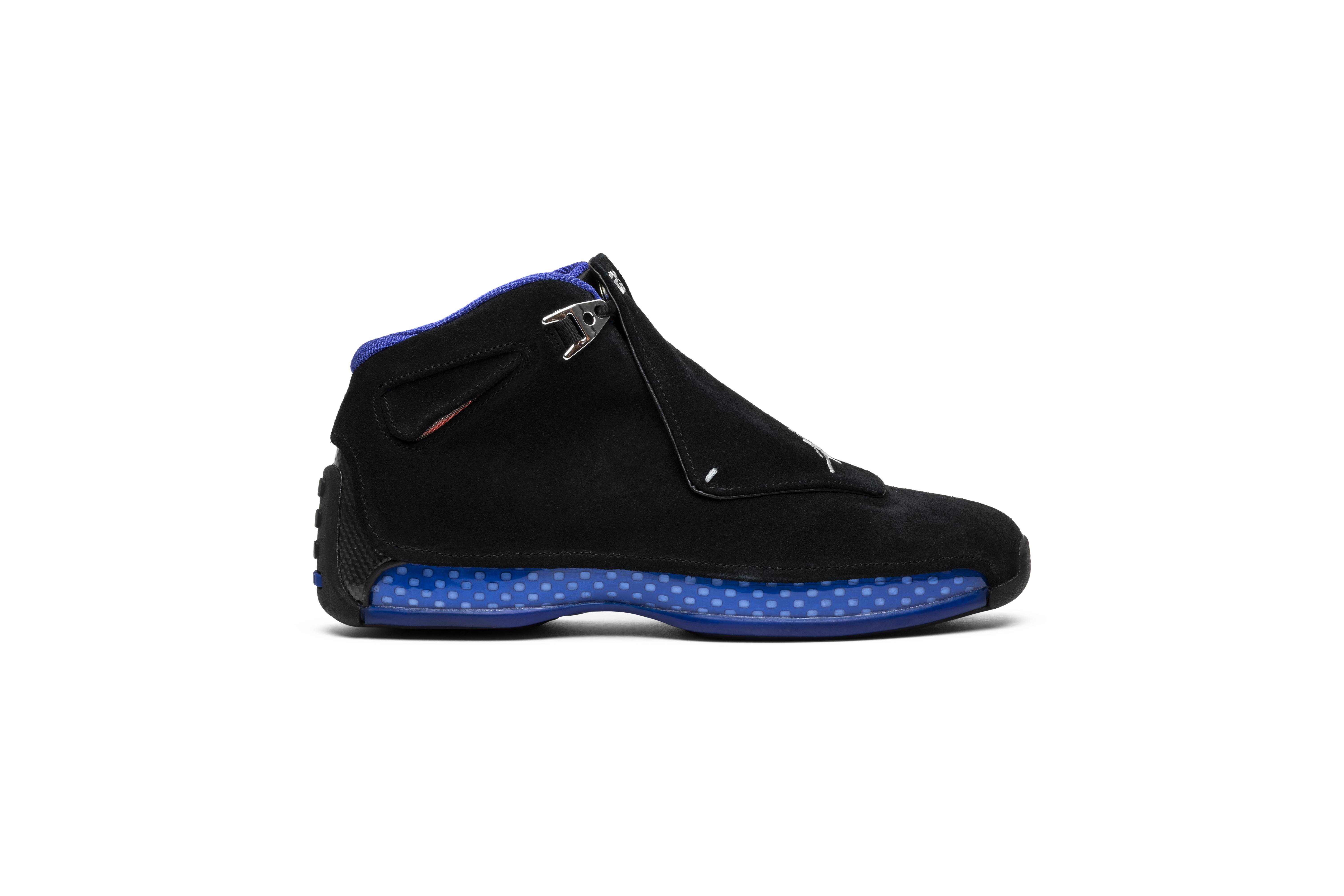 Air Jordan 18 Retro Black Sport Royal 2018 AA2494-007 Nicesnk