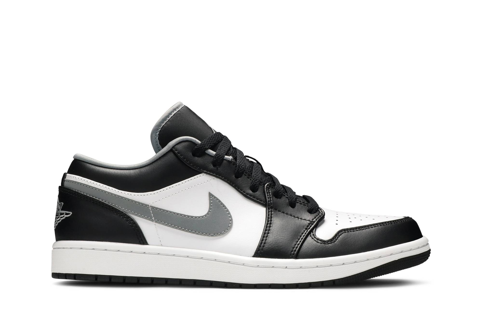Air Jordan 1 Low Black Medium Grey 553558-040 Nicesnk