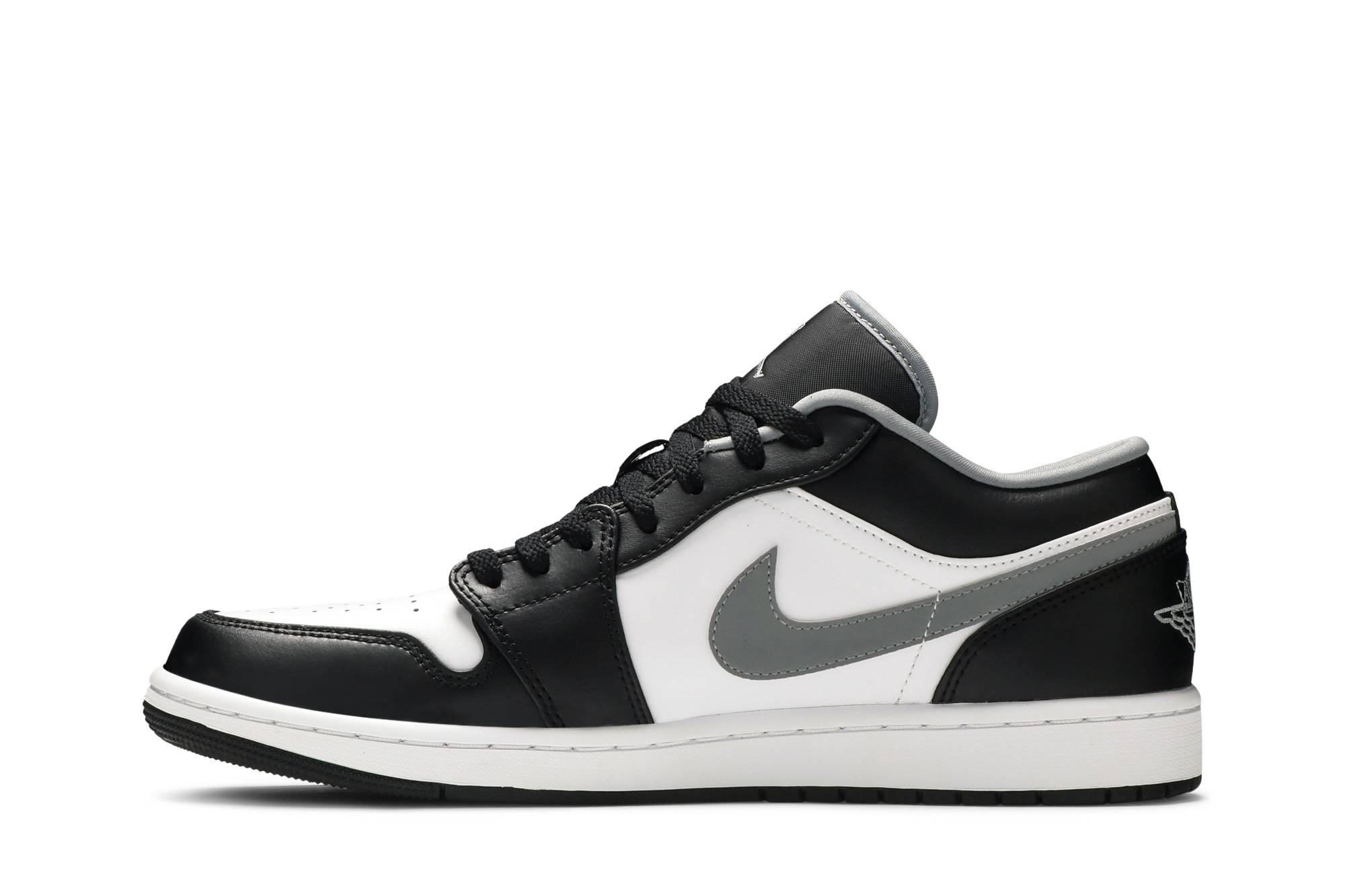 Air Jordan 1 Low Black Medium Grey 553558-040 Nicesnk