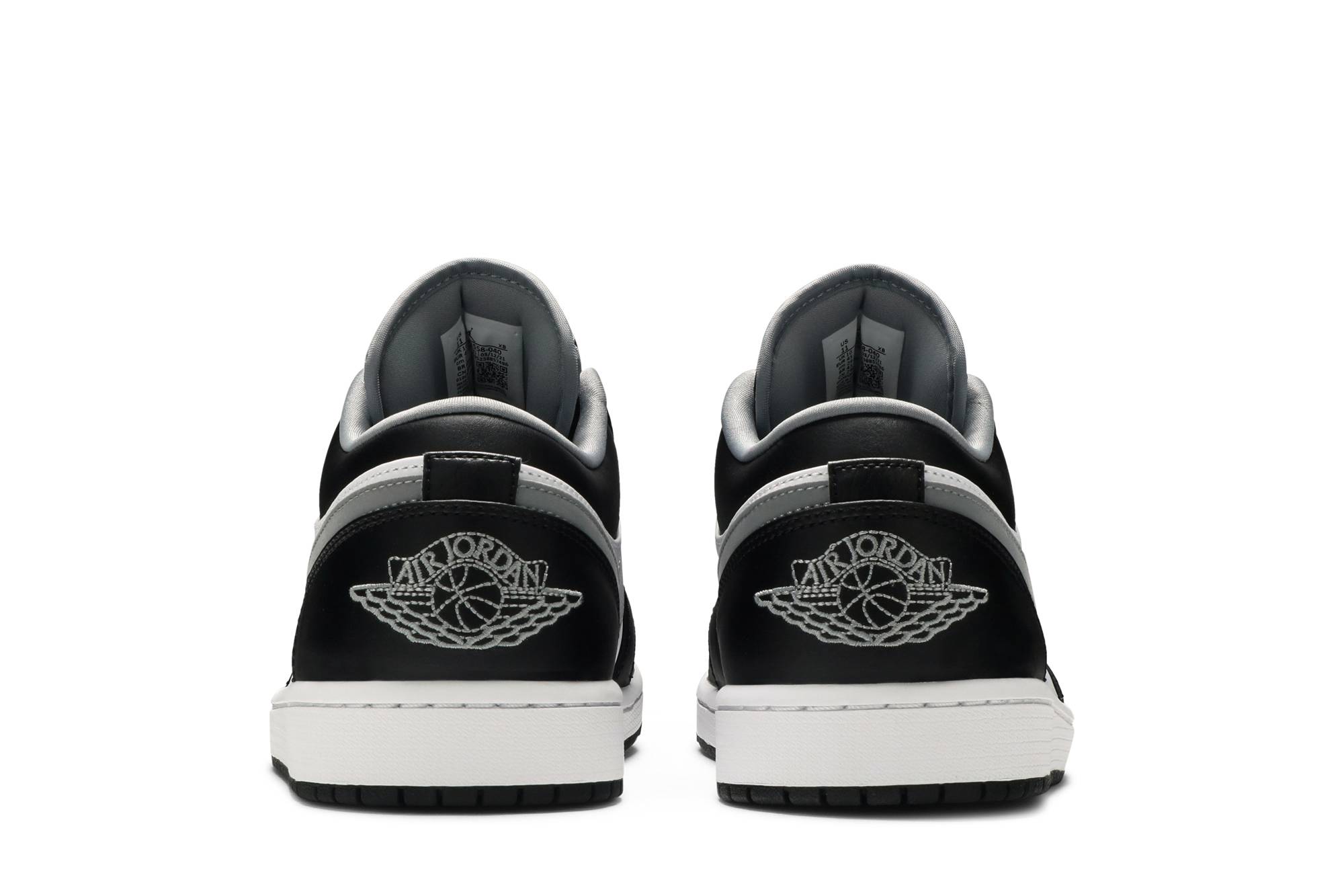 Air Jordan 1 Low Black Medium Grey 553558-040 Nicesnk
