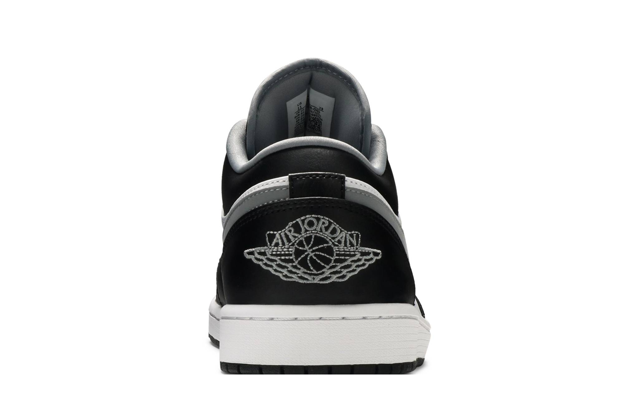 Air Jordan 1 Low Black Medium Grey 553558-040 Nicesnk