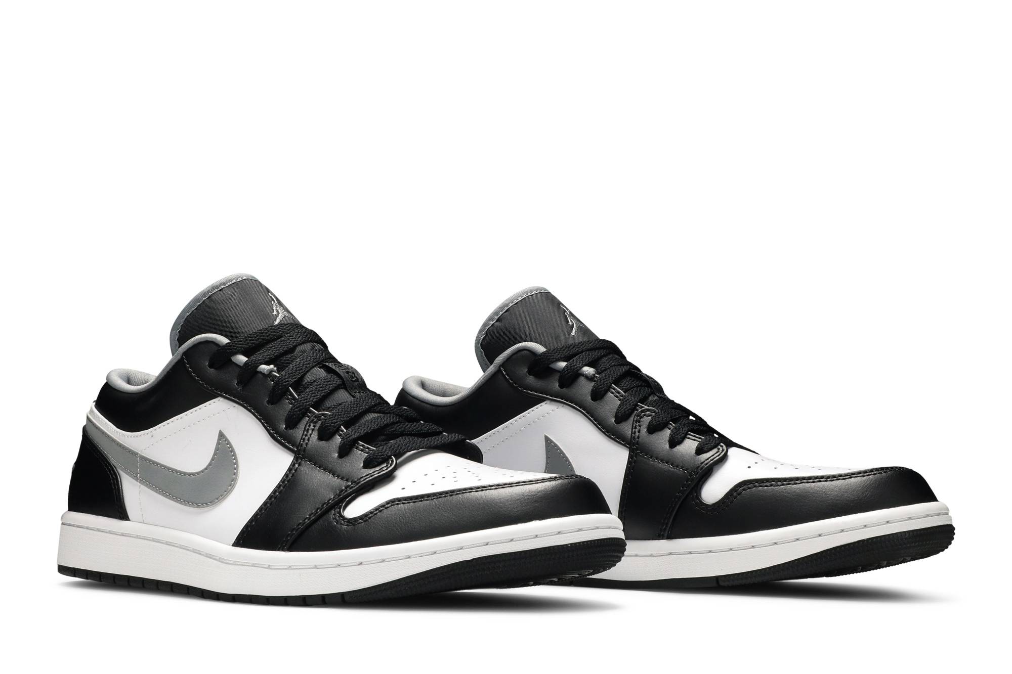 Air Jordan 1 Low Black Medium Grey 553558-040 Nicesnk