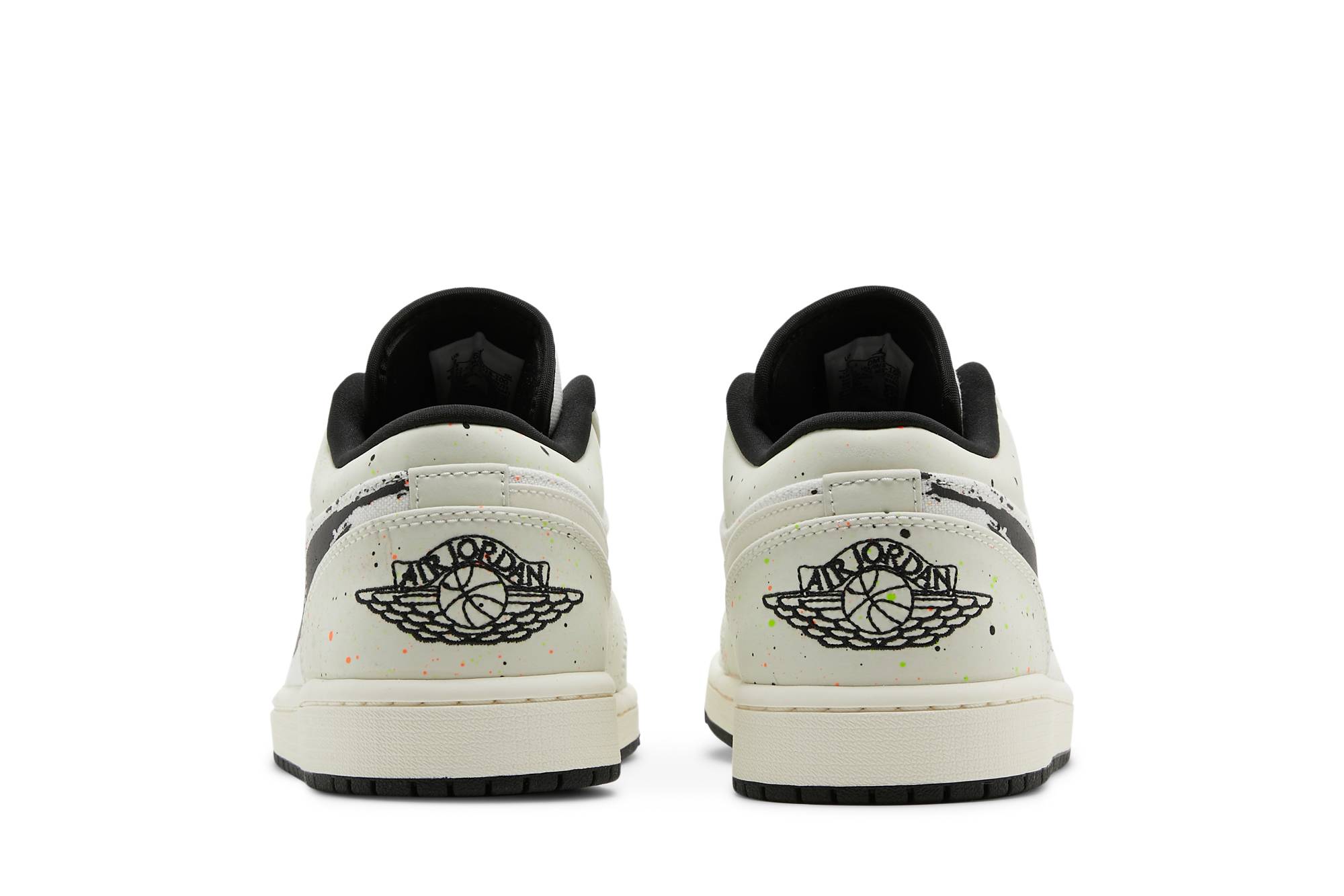 Air Jordan 1 Low Brushstroke Swoosh – Paint Splatter DM3528-100 Nicesnk
