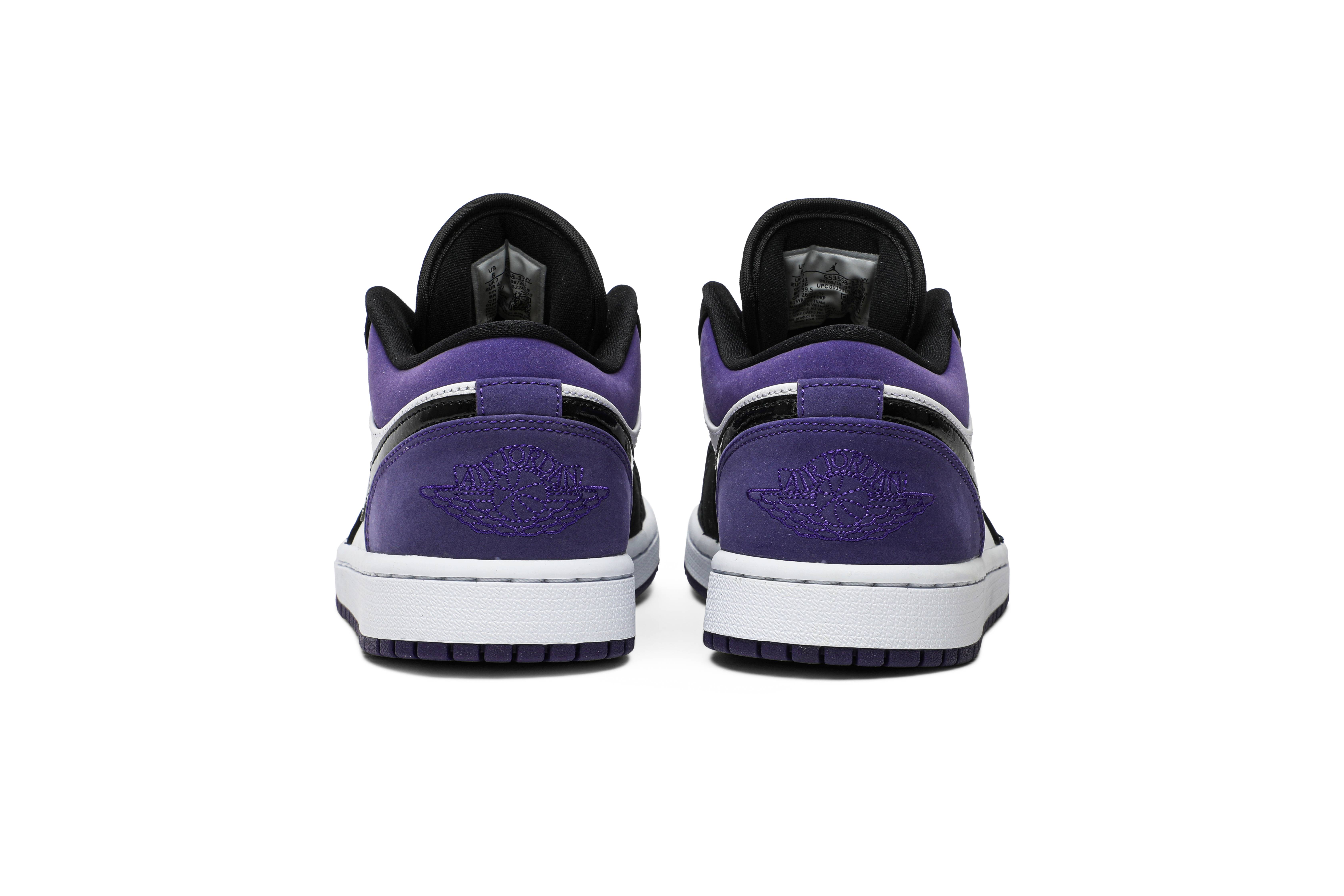 Air Jordan 1 Low Court Purple 2019 553558-125 Nicesnk