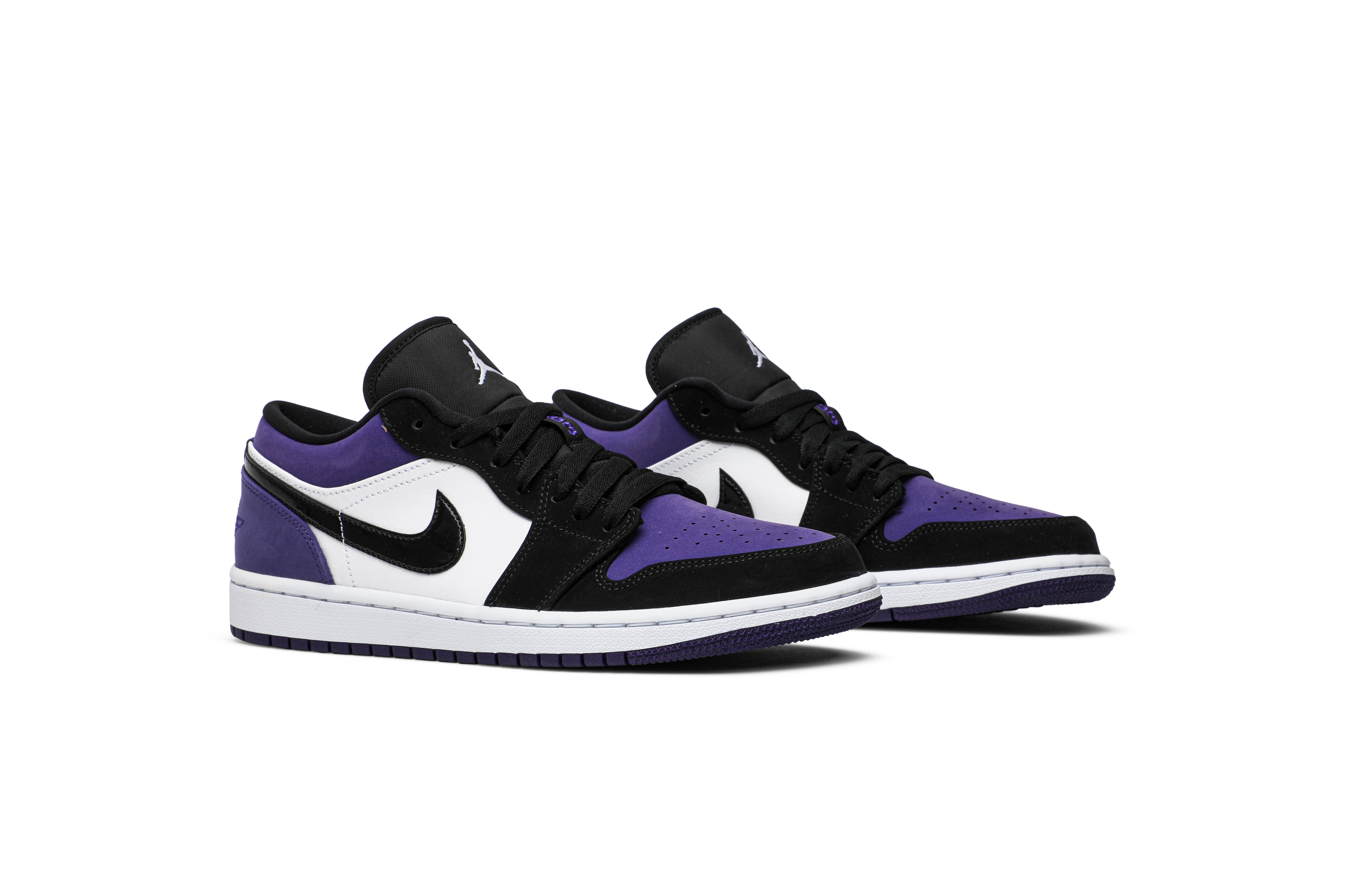 Air Jordan 1 Low Court Purple 2019 553558-125 Nicesnk