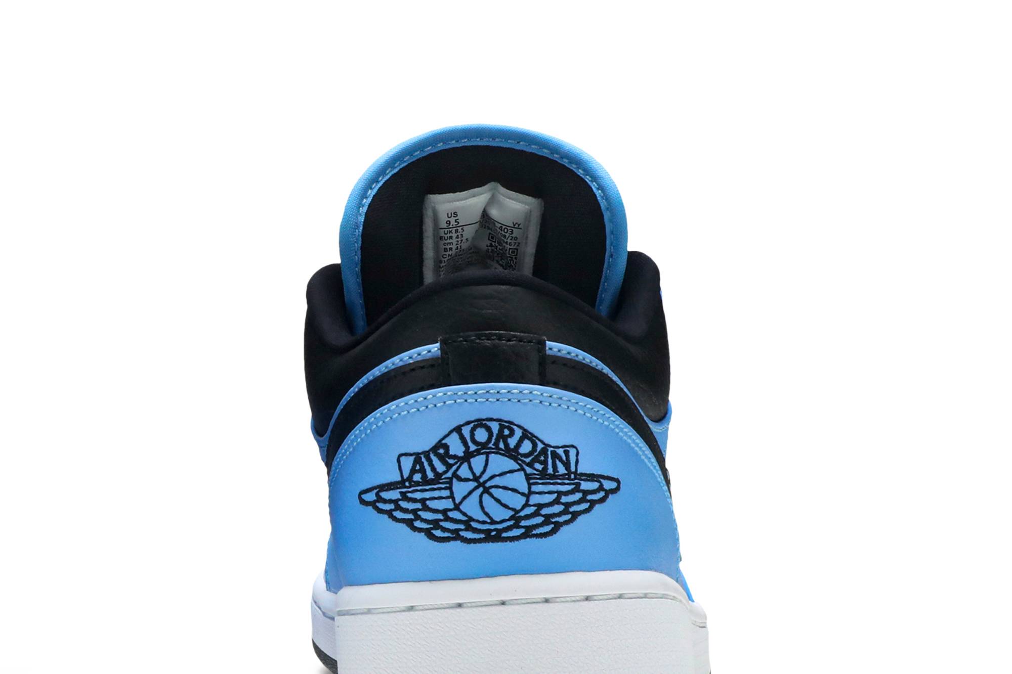 Air Jordan 1 Low University Blue Black 553558-403 Nicesnk