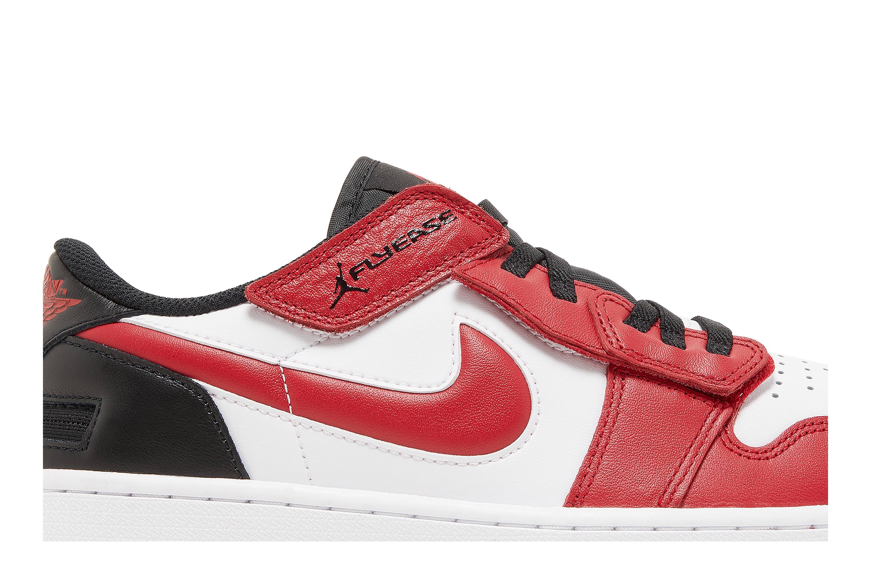 Air Jordan 1 Low FlyEase White Gym Red DM1206-163 Nicesnk
