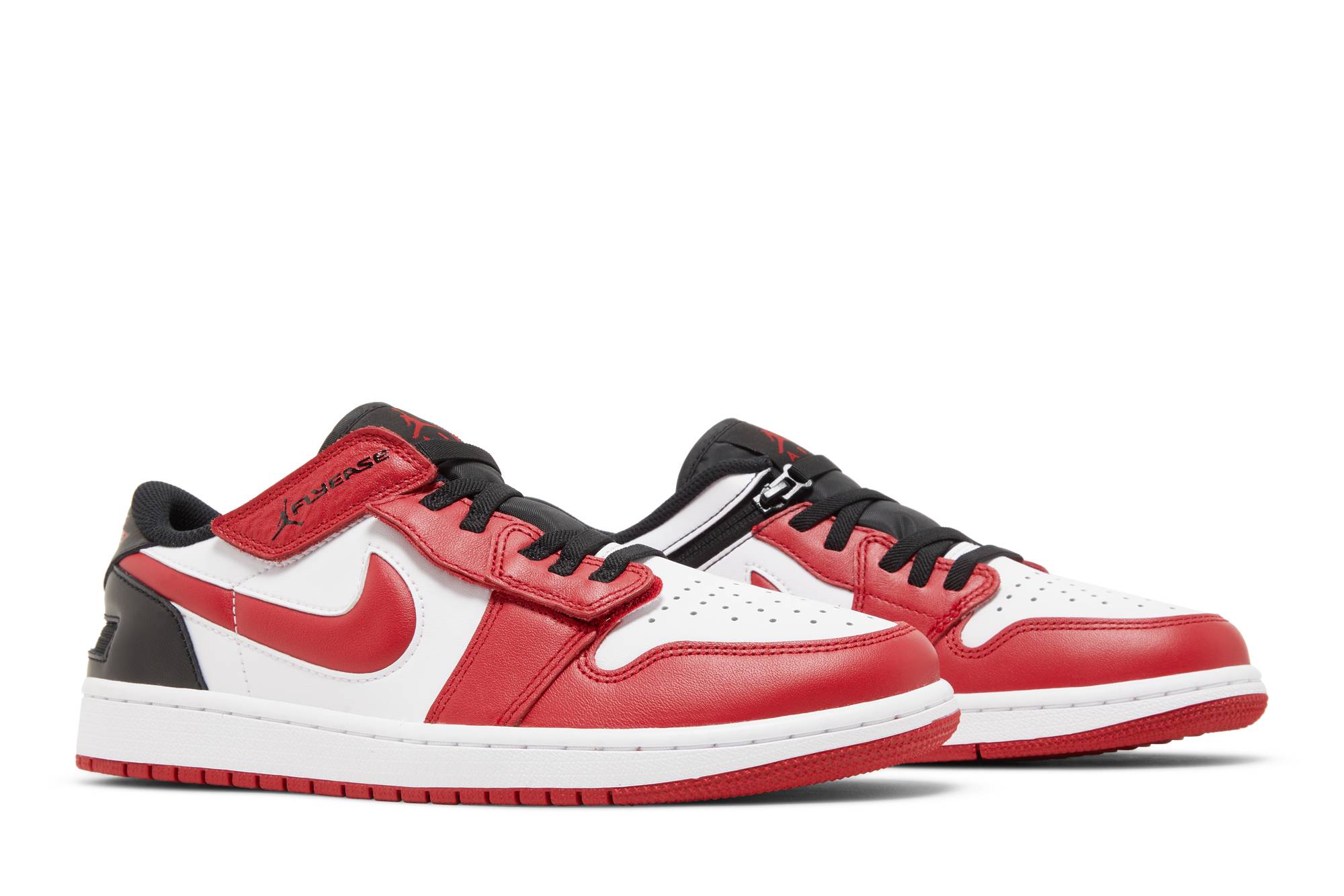 Air Jordan 1 Low FlyEase White Gym Red DM1206-163 Nicesnk